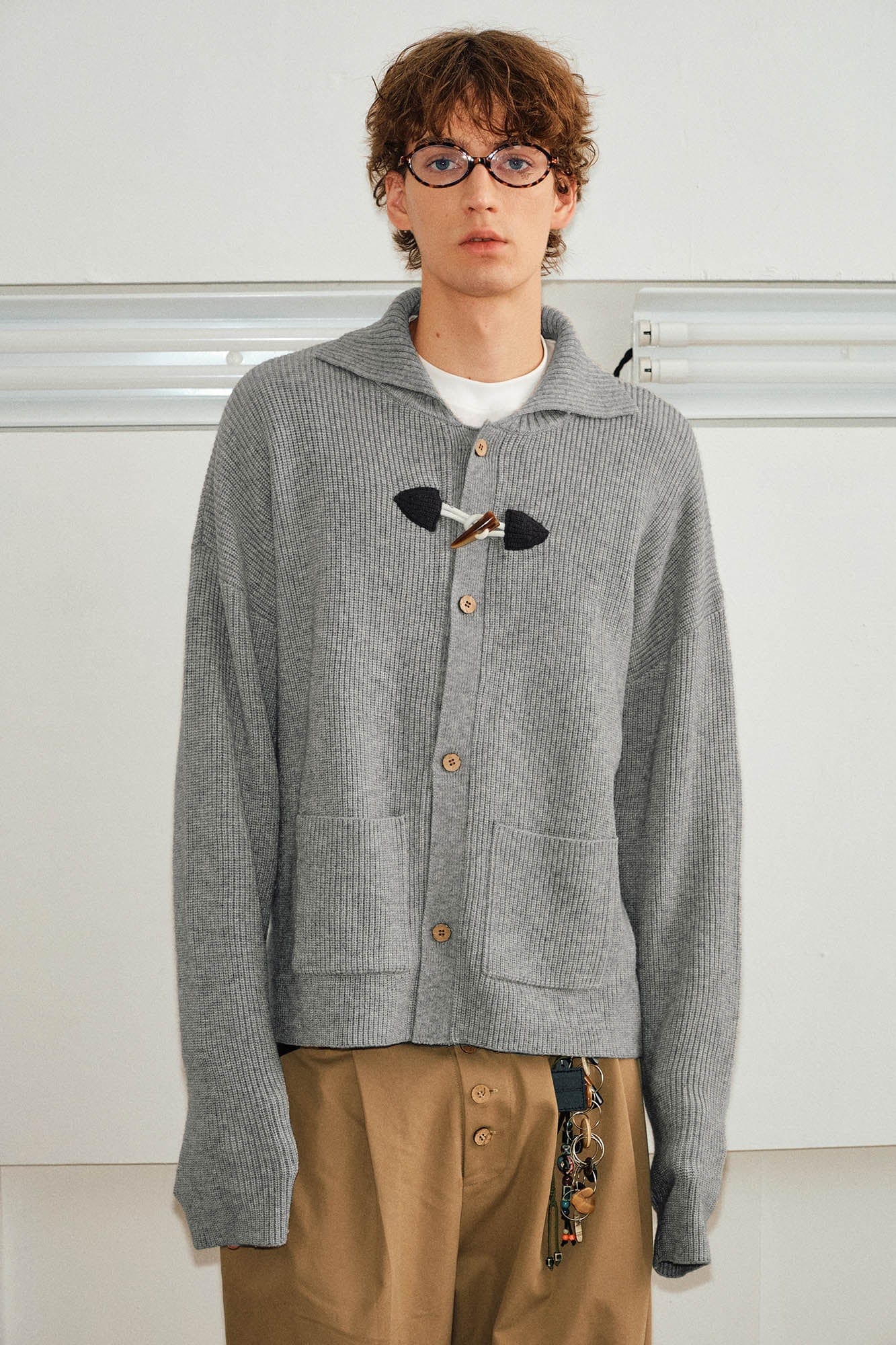 KREATE Toggle Button Knit Cardigan, premium urban and streetwear designers apparel on PROJECTISR.com, KREATE