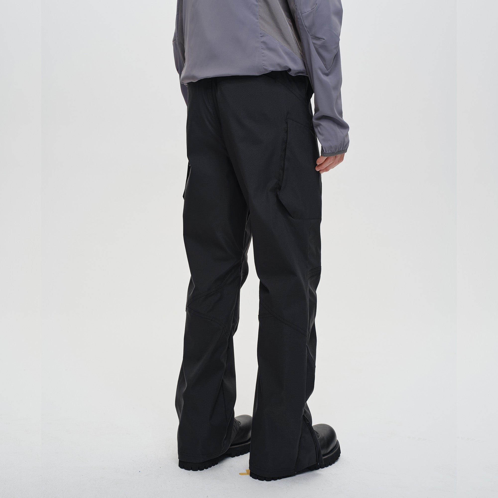 CATSSTAC Tech Paneled Zipper Pockets Elastic Waist Pants, premium urban and streetwear designers apparel on PROJECTISR.com, CATSSTAC