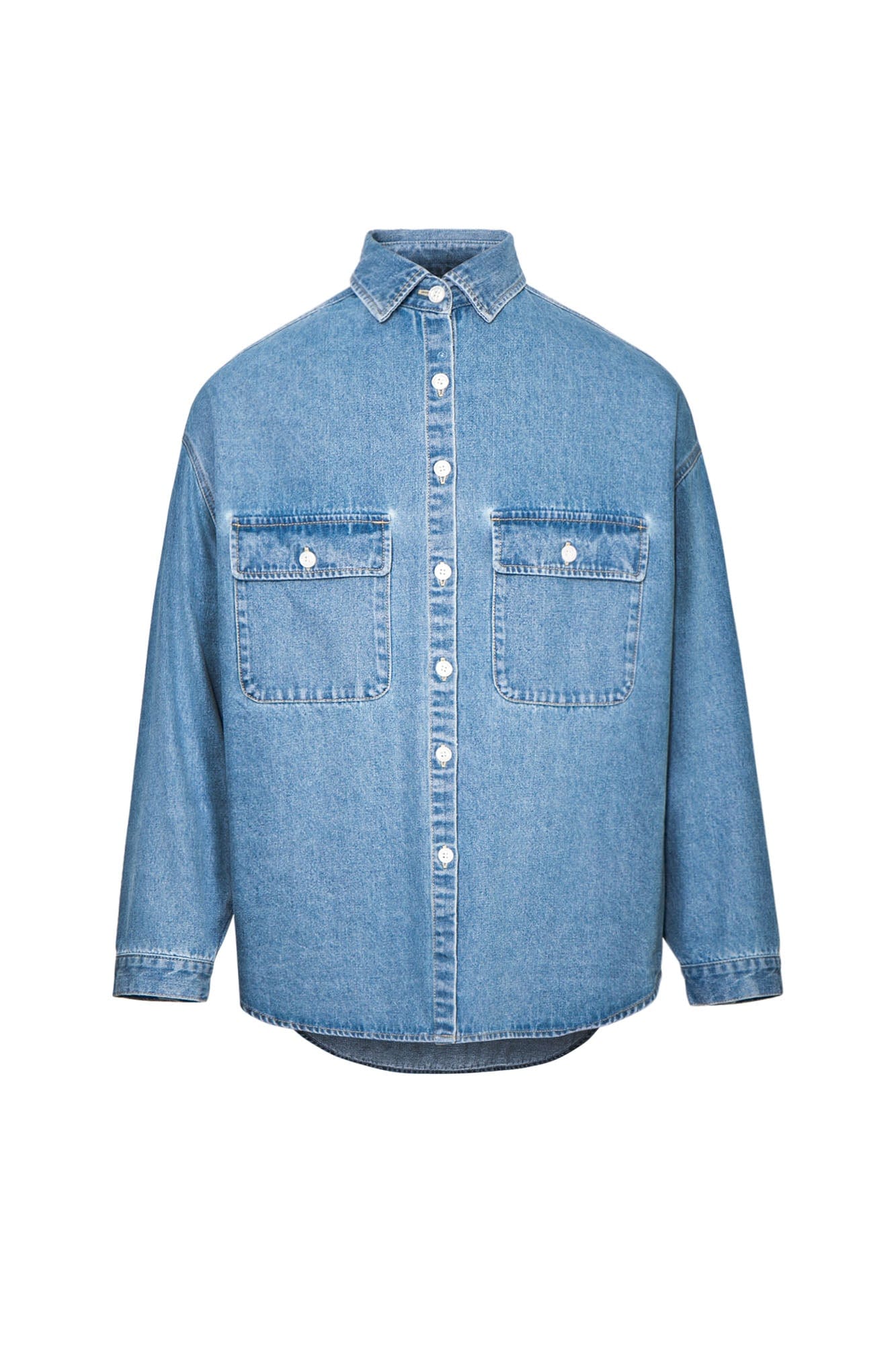 LEONSENSE Classical Tencel Denim Shirts, premium urban and streetwear designers apparel on PROJECTISR.com, LEONSENSE