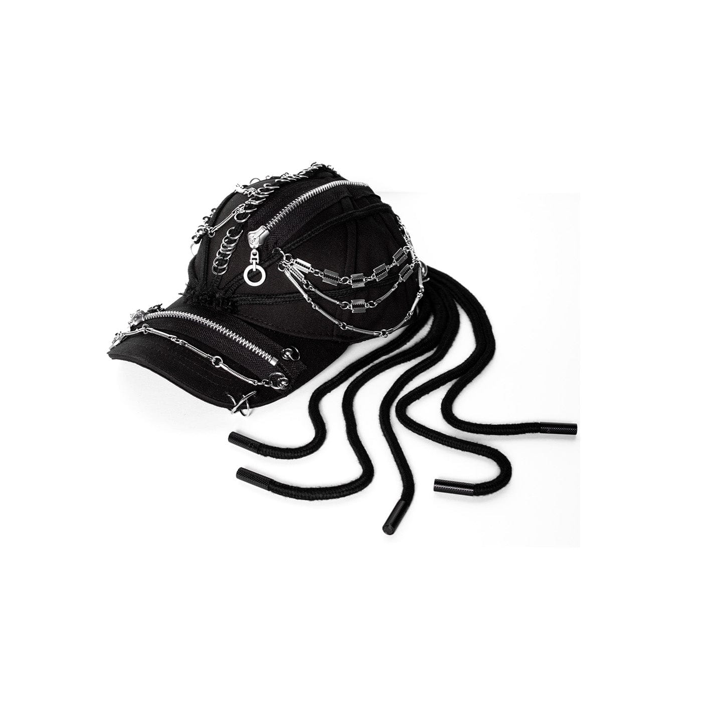 INSIDE OUT Metal String Zip Dreadlock Cap, premium urban and streetwear designers apparel on PROJECTISR.com, INSIDE OUT