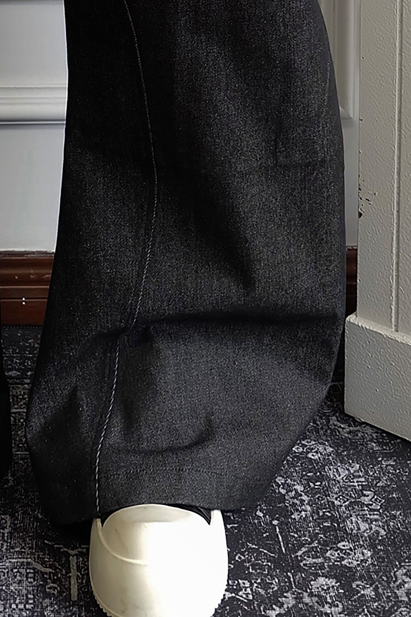 SSIN7 Spliced Button-Up Oversized Raw Jeans, premium urban and streetwear designers apparel on PROJECTISR.com, SSIN7