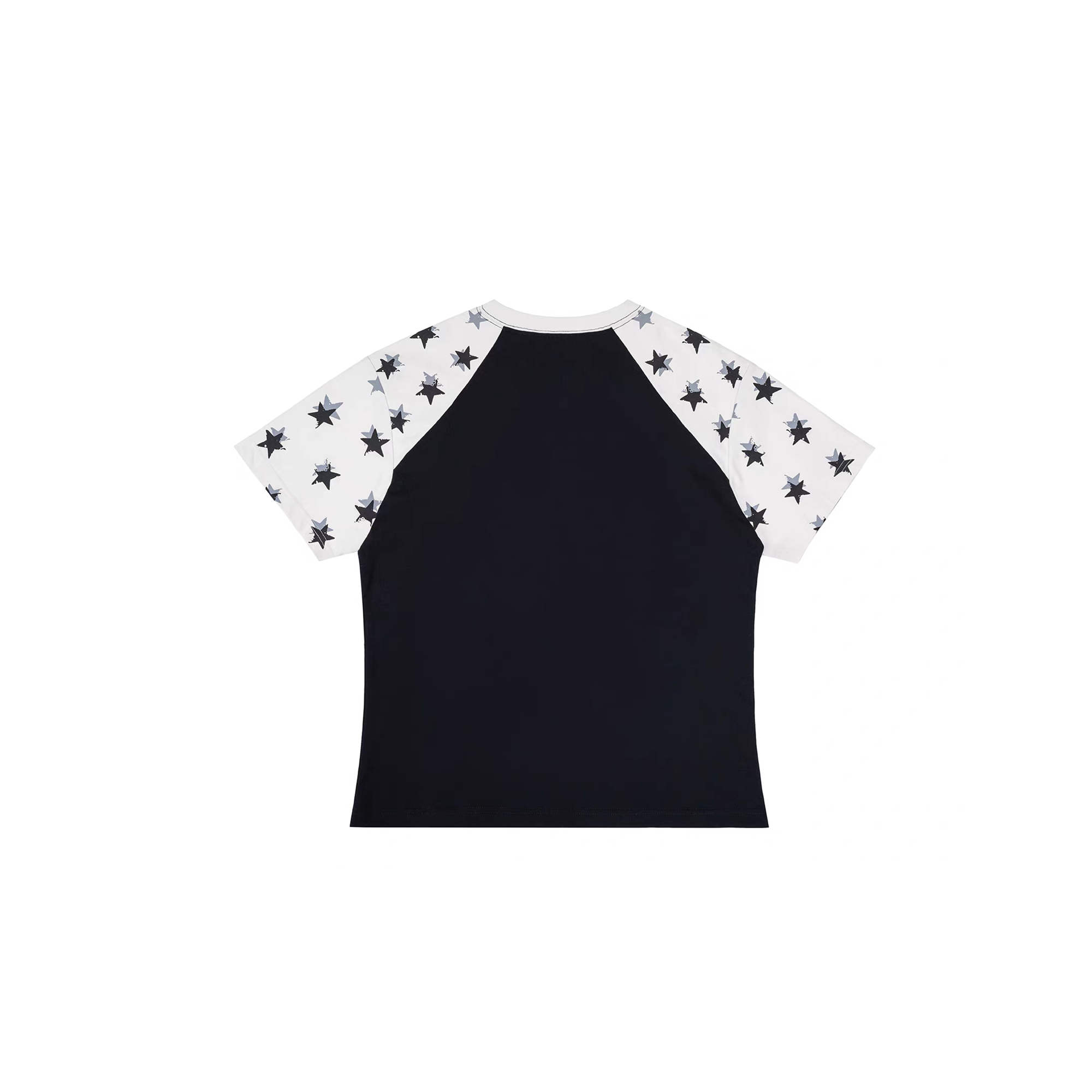ESAIAS Contrast Star Glitter Graphic T-Shirt