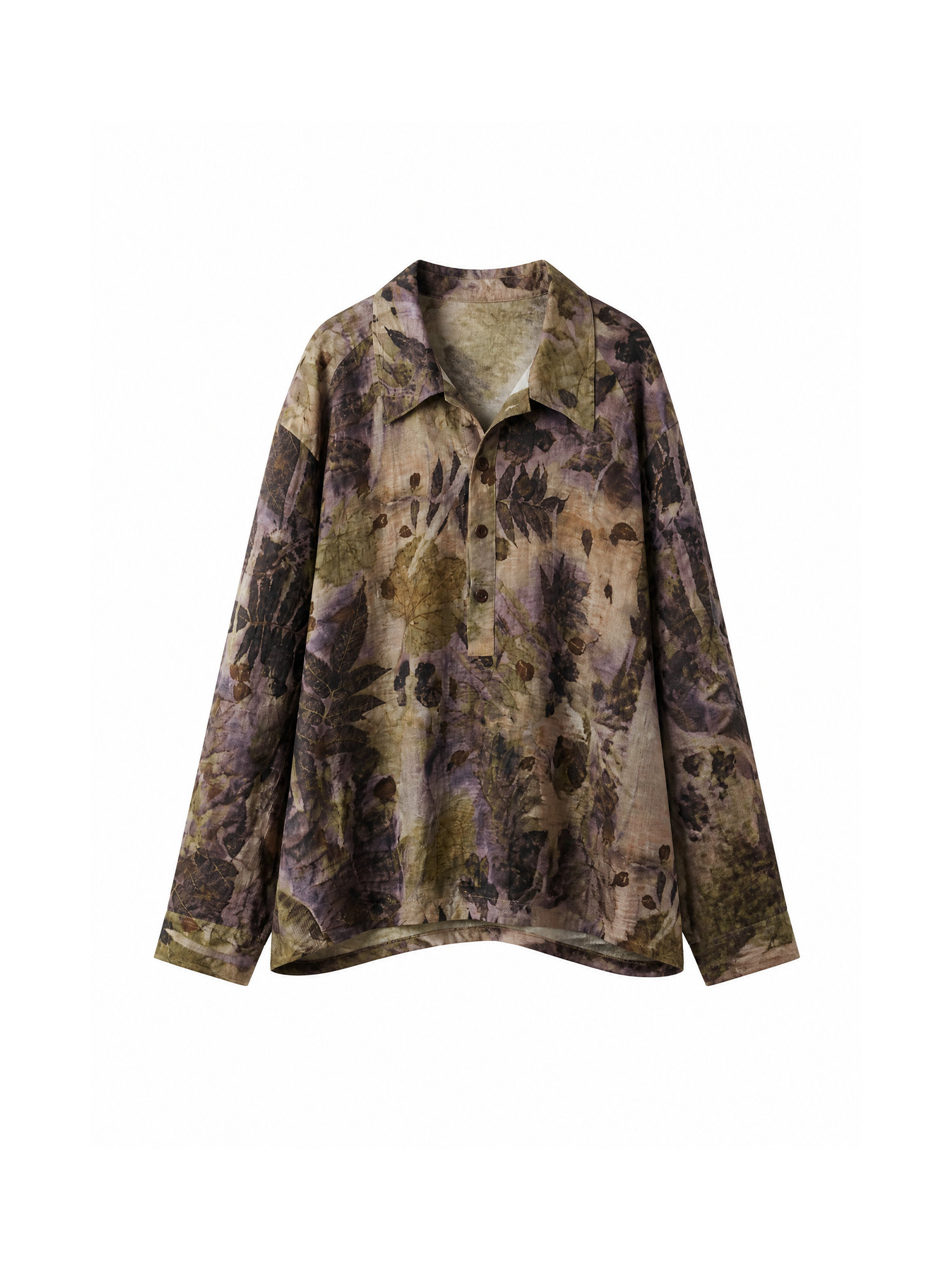 GRAINMUSTARD Retro Botanical Jacquard Tencel Shirt