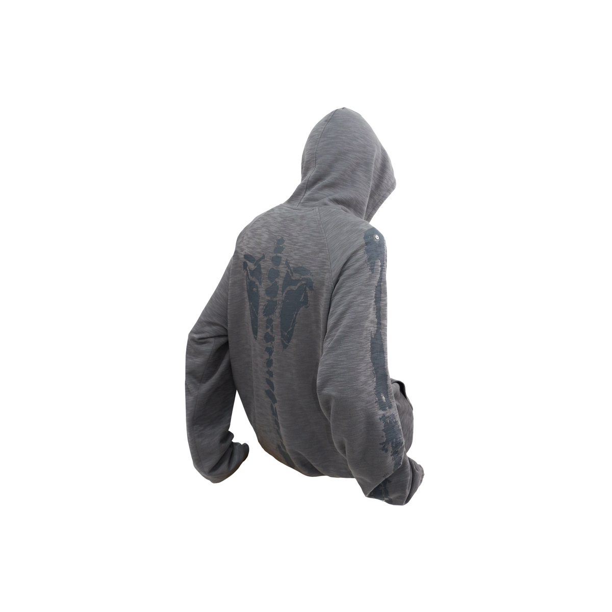 RELABEL Bone Mapping Full-Print Oversized Hoodie