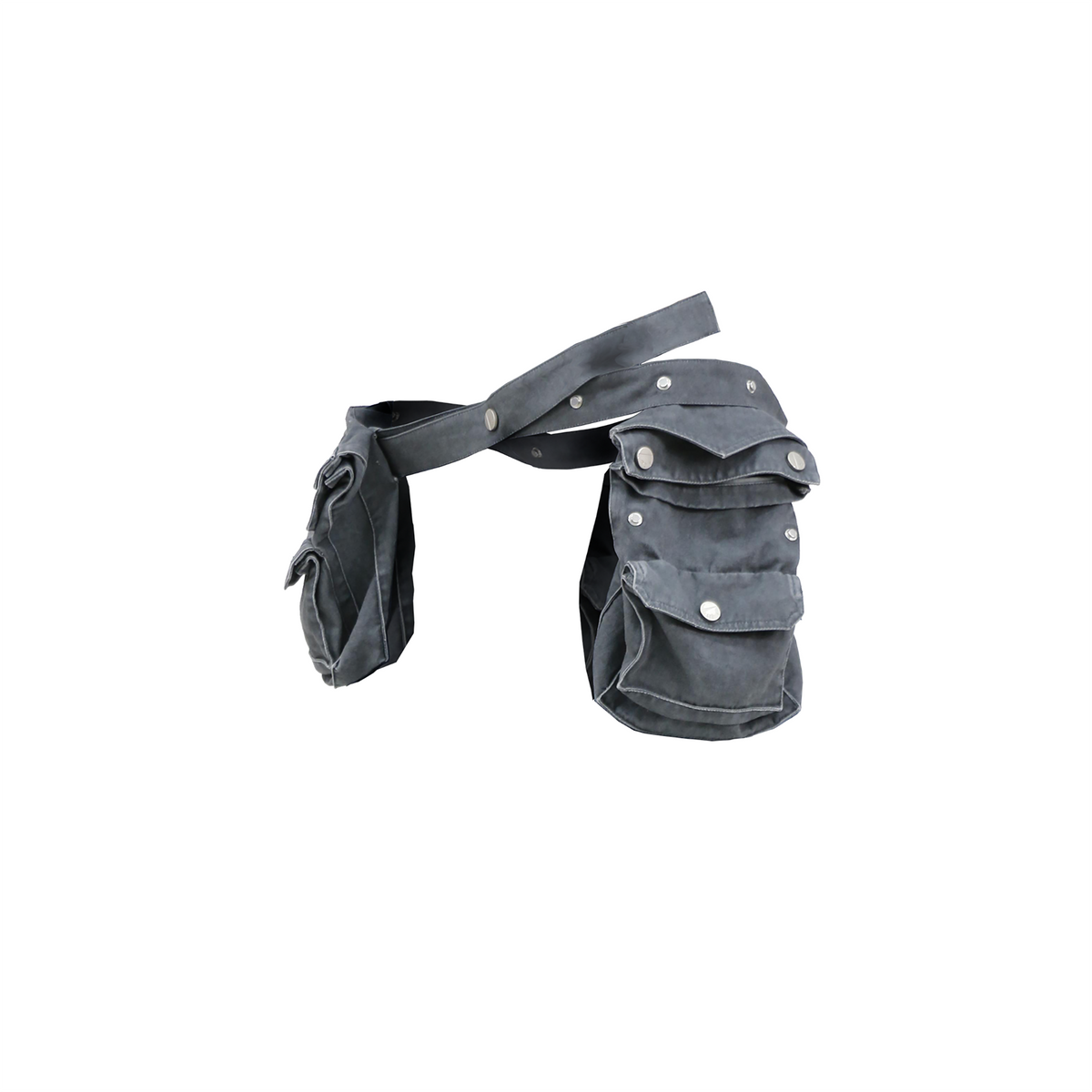 RELABEL Detachable Adjustable Zippered Denim Belt Bag