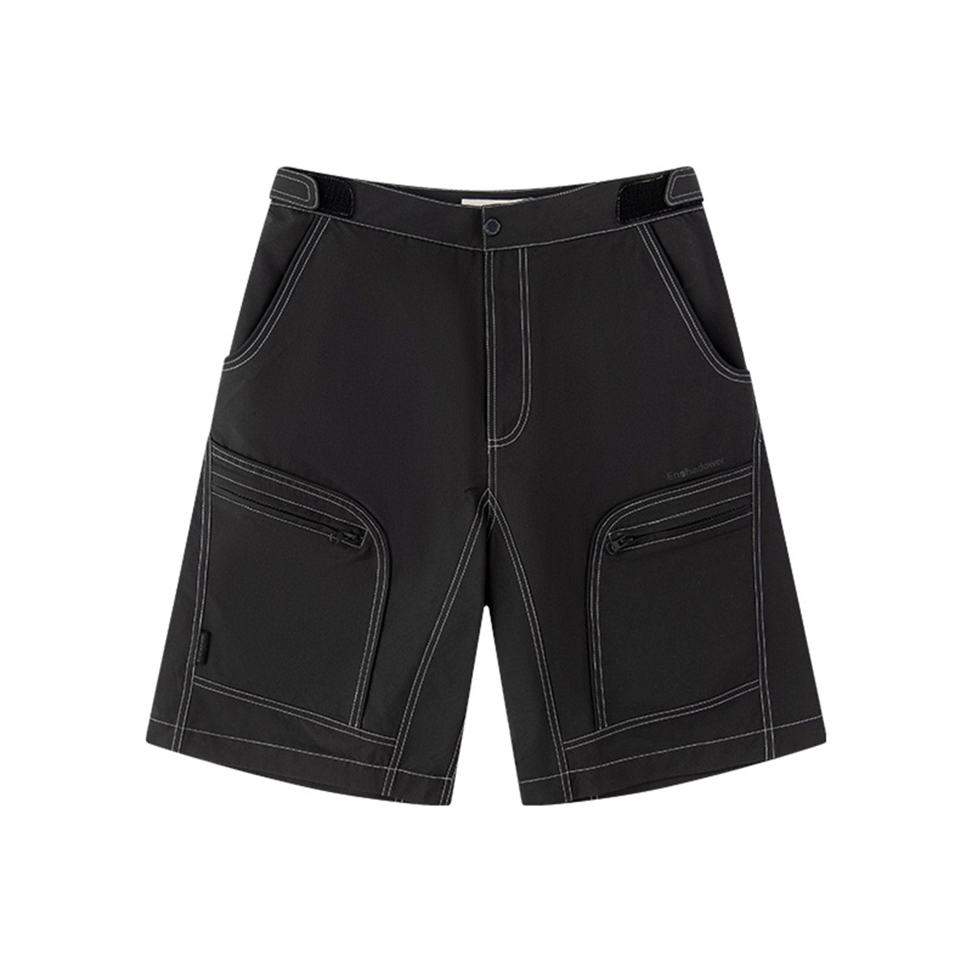 ENSHADOWER Deconstructed Multi Pockets Utility Shorts, premium urban and streetwear designers apparel on PROJECTISR.com, ENSHADOWER