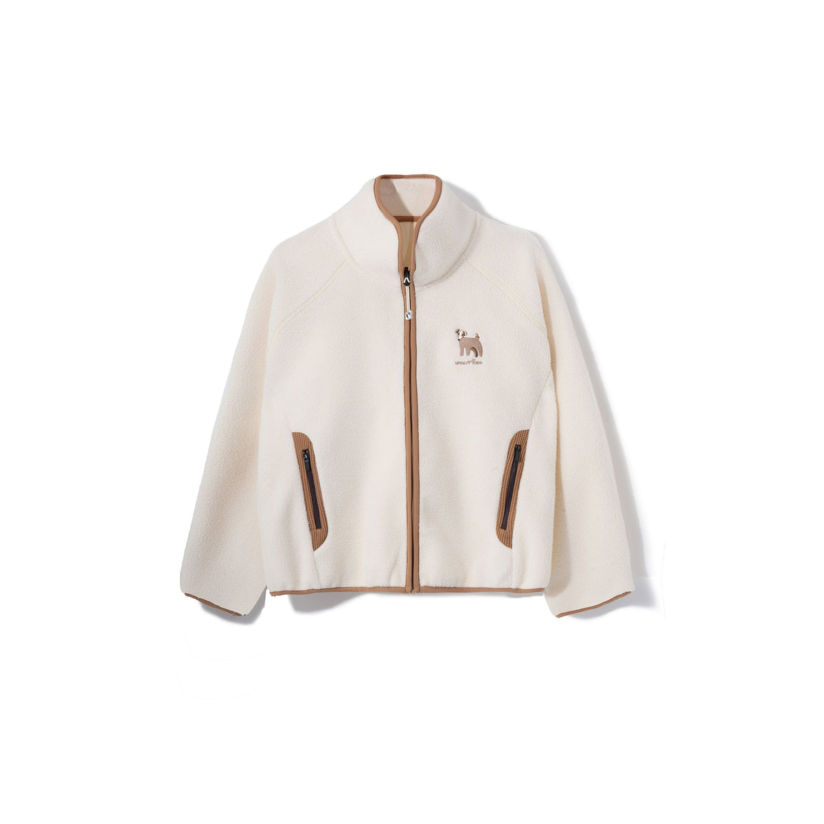UMAMIISM Contrast Trim Fleece Jacket