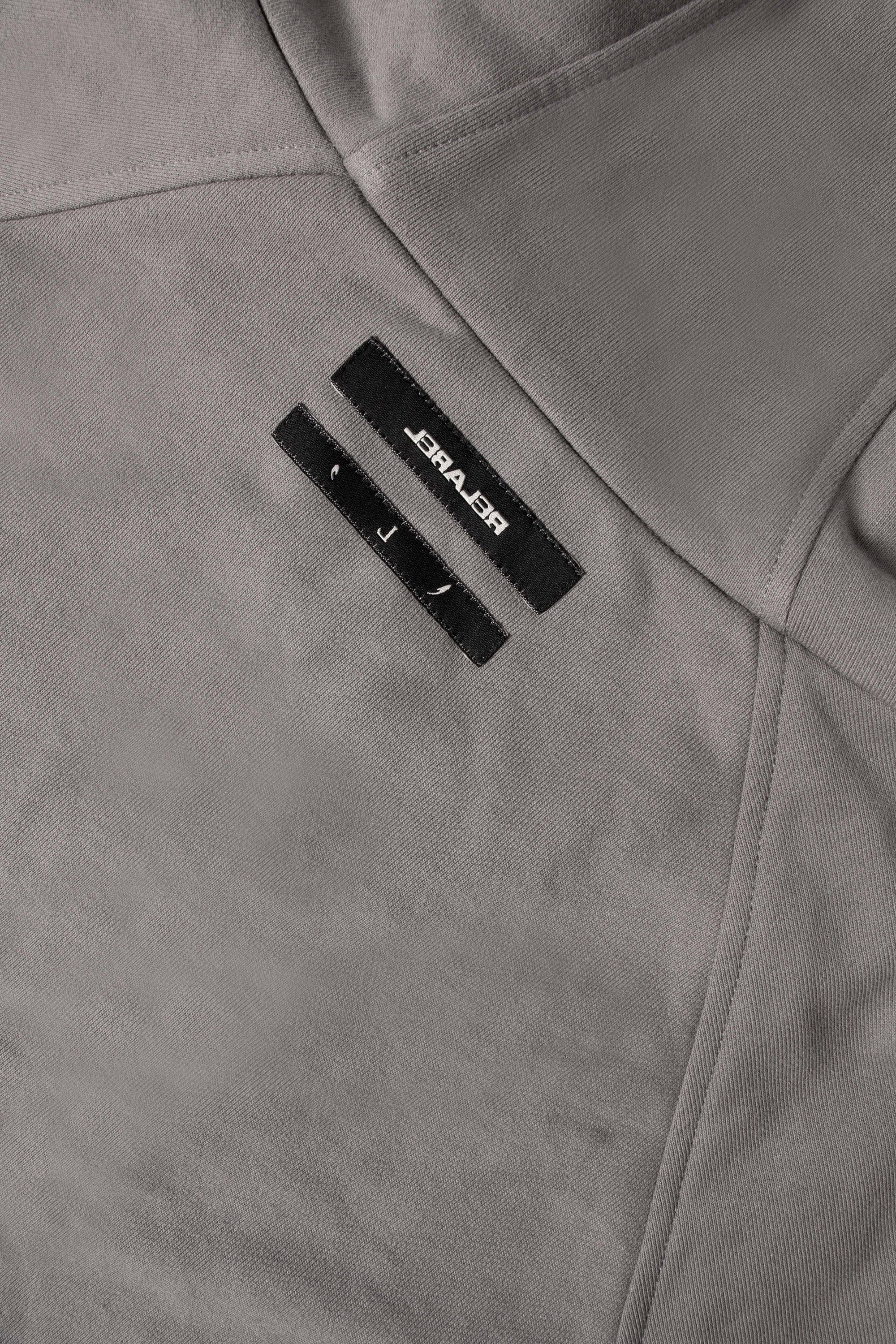 RELABEL Spliced Zipper Pocket Zip-Up Hoodie, premium urban and streetwear designers apparel on PROJECTISR.com, RELABEL