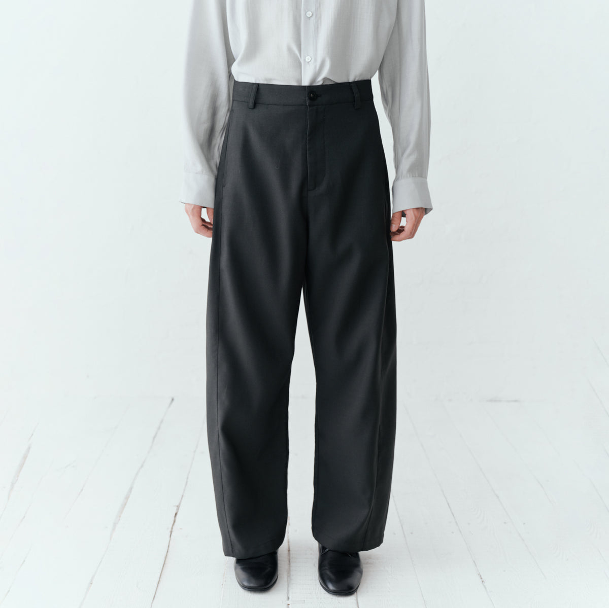 GRAINMUSTARD Double Pleat High-Waist Trousers
