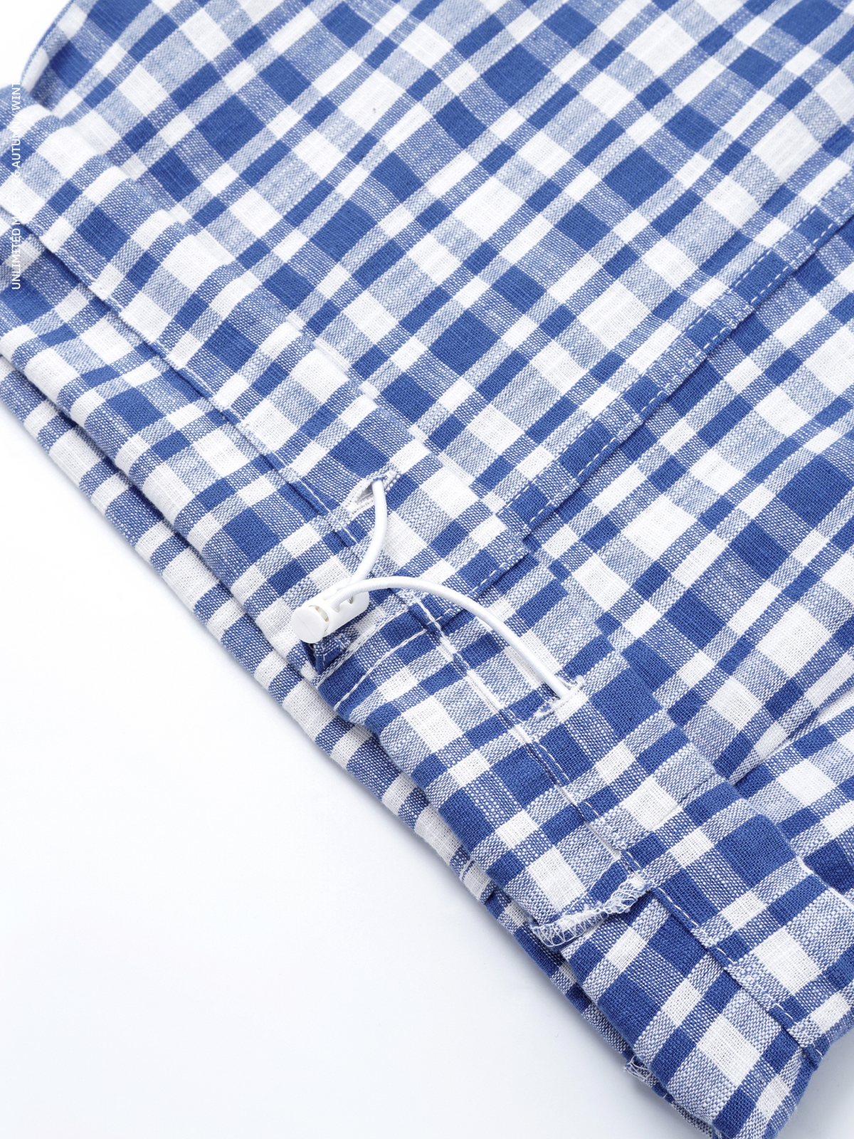 UNLIMITED MOTE Plaid Wide-Leg Balloon Pants, premium urban and streetwear designers apparel on PROJECTISR.com, UNLIMITED MOTE