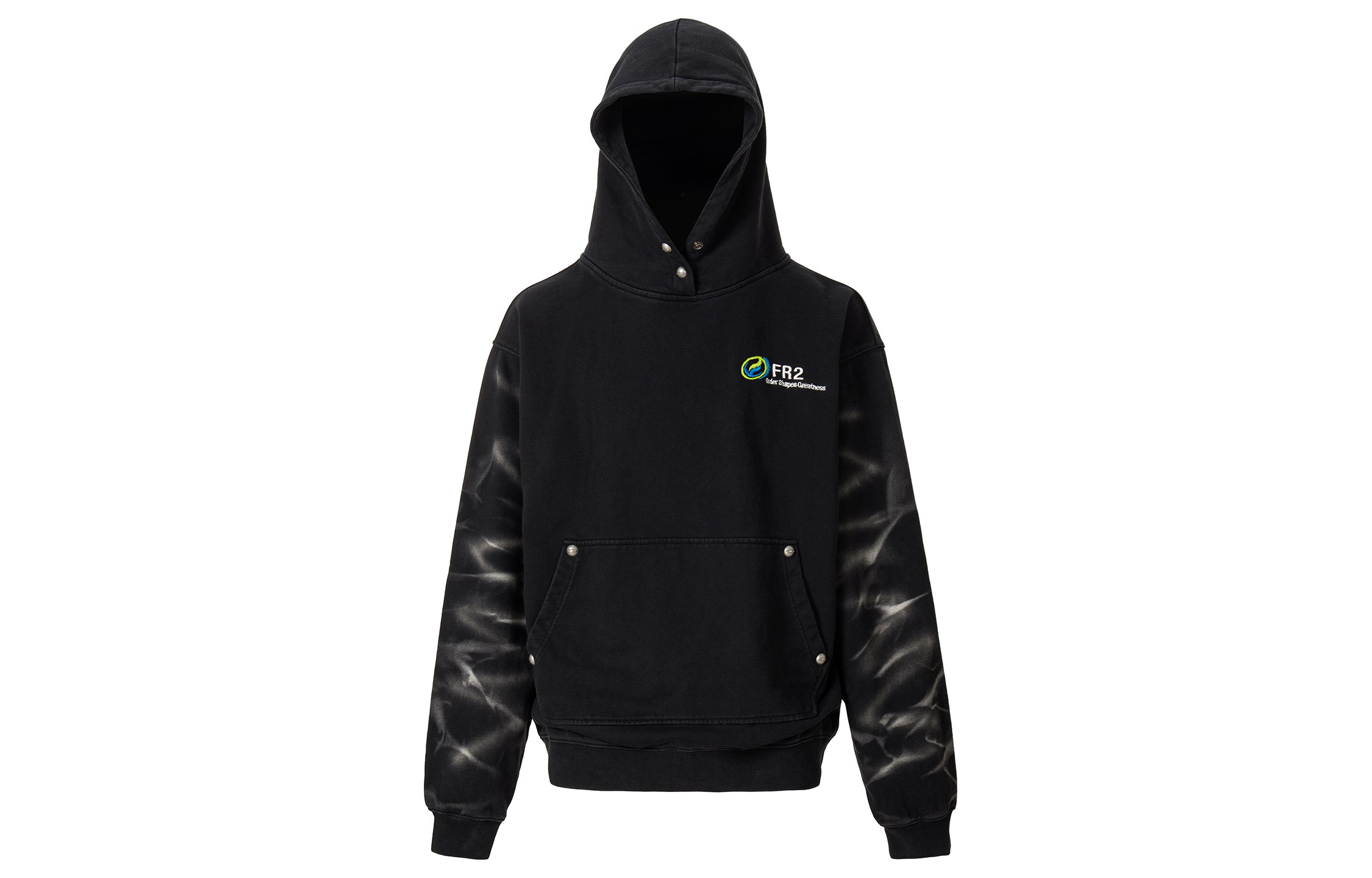 F2CE Tie-Dye Embroidered LOGO Hoodie