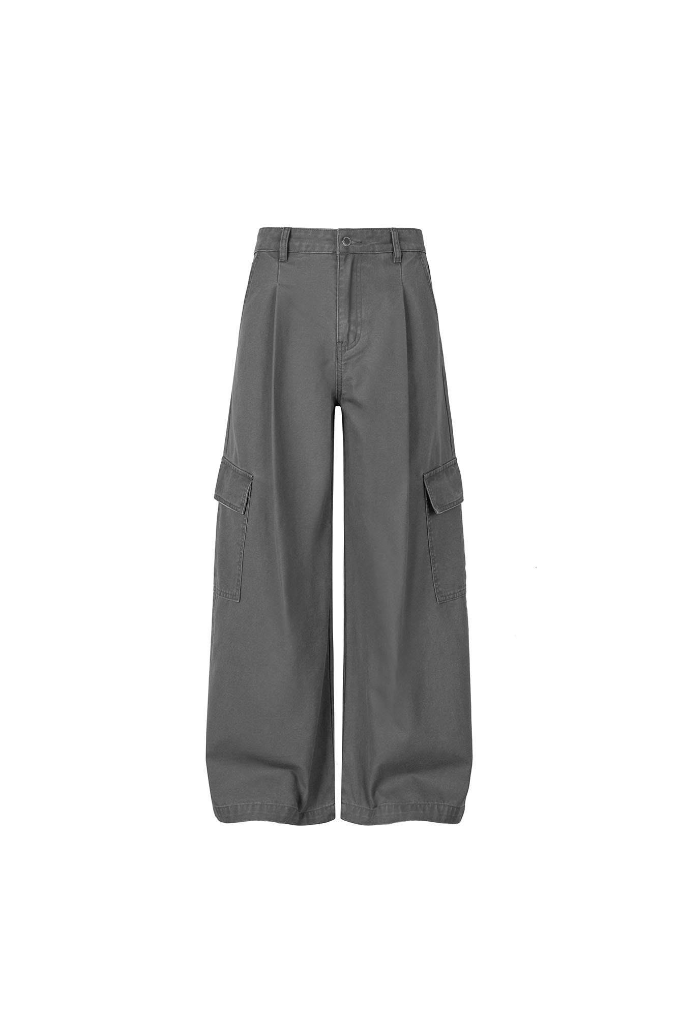 OKAYTHXBYE Pleated Utility Baggy Cargo Pants, premium urban and streetwear designers apparel on PROJECTISR.com, OKAYTHXBYE