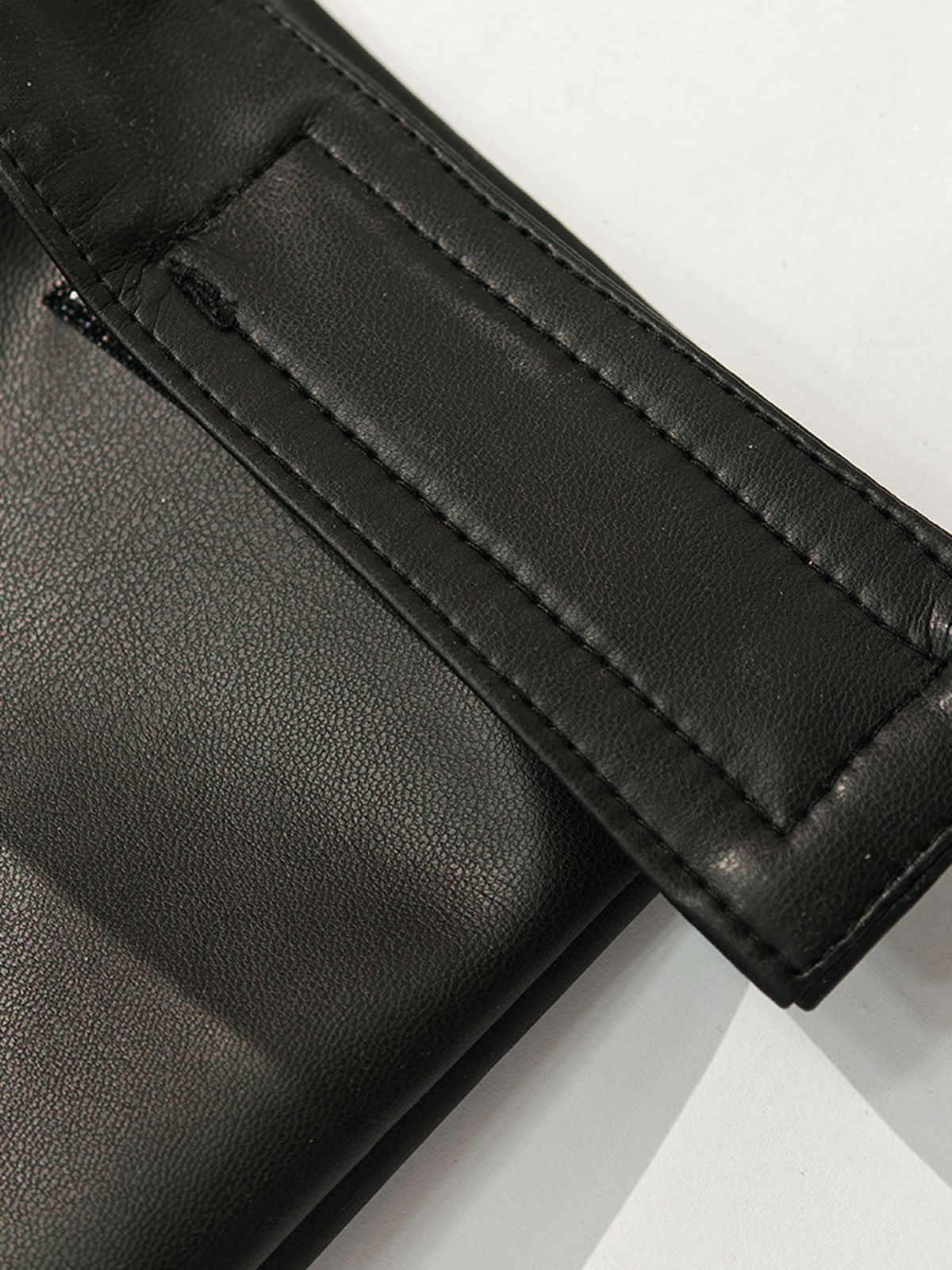 UUCSCC Faux Leather Wide-Leg Cargo Pants, premium urban and streetwear designers apparel on PROJECTISR.com, UUCSCC