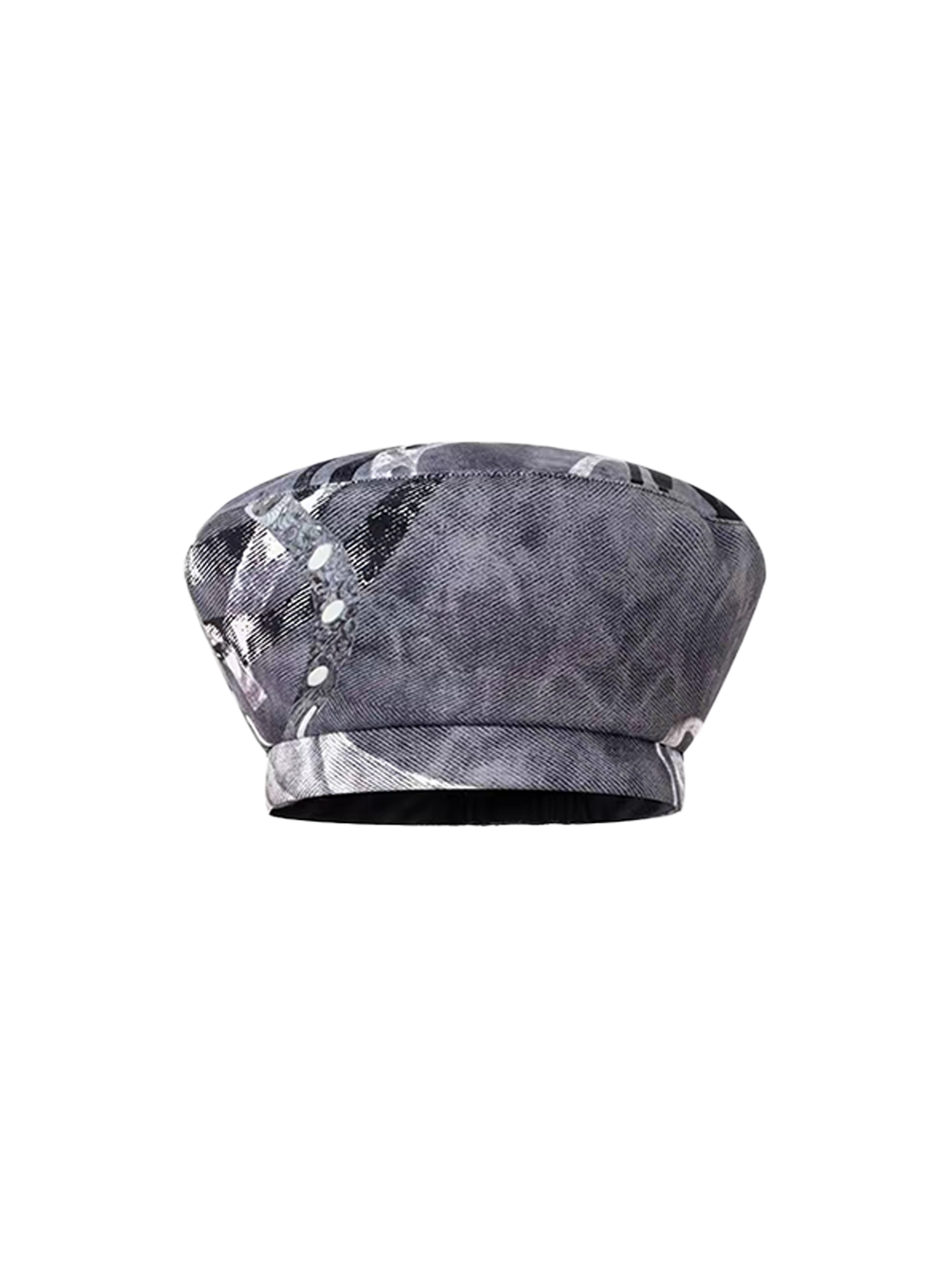 TIWILLTANG Abstract Reversible Graphic Beret
