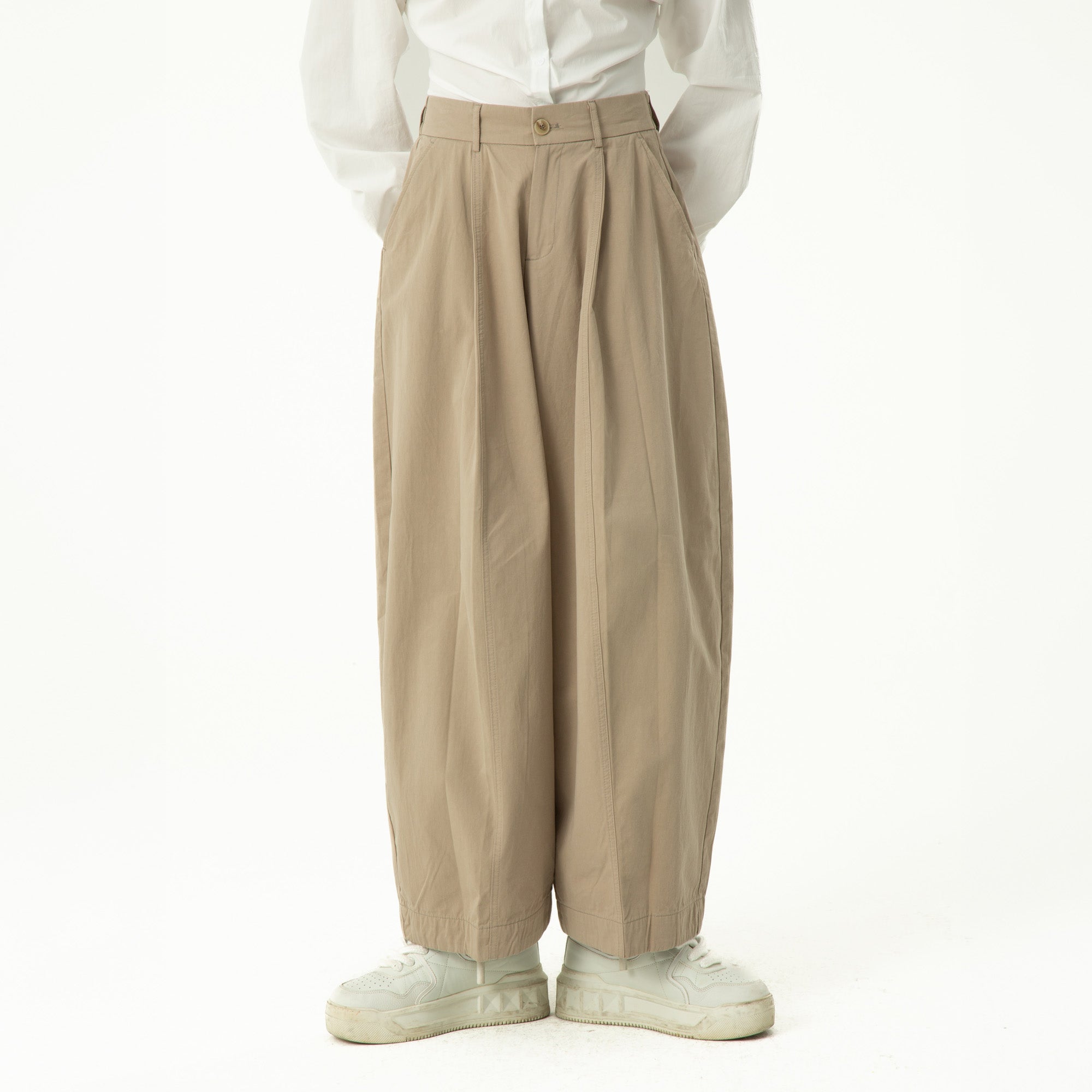 CLP High-Waist Curved Wide-Leg Pants, premium urban and streetwear designers apparel on PROJECTISR.com, CLP