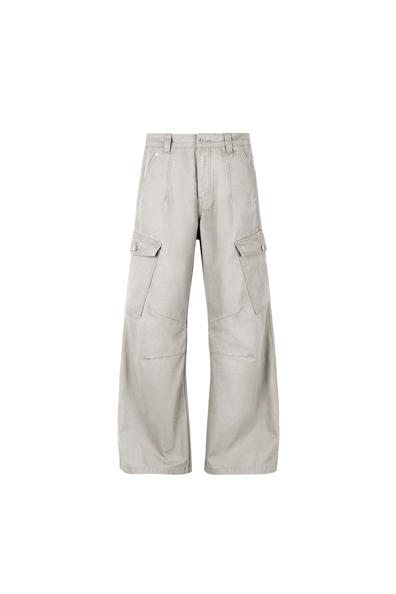 OKAYTHXBYE Washed Button Flap-Pocket Cargo Pants, premium urban and streetwear designers apparel on PROJECTISR.com, OKAYTHXBYE