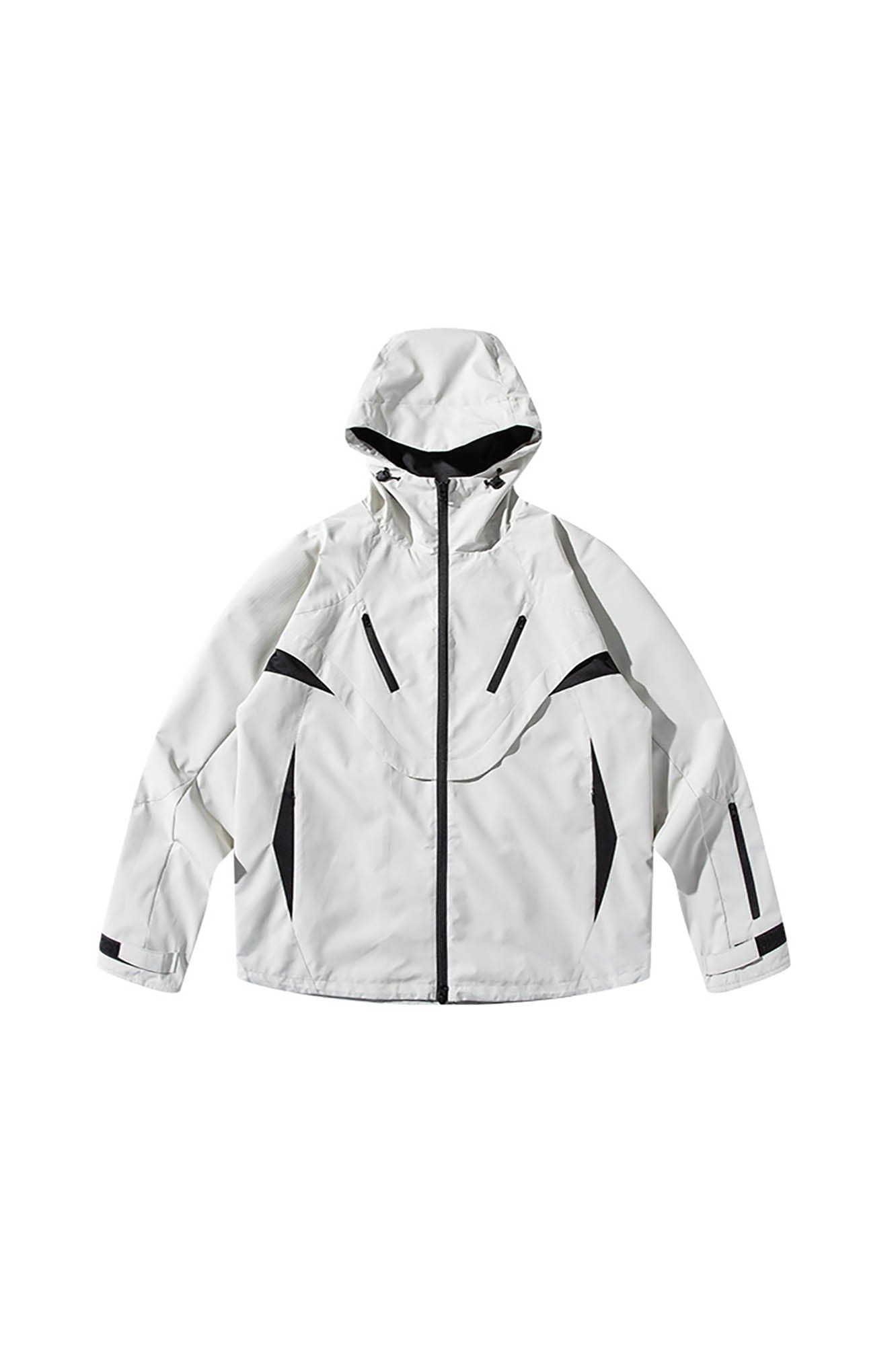 ENSHADOWER Dotted Spliced Mesh Windbreaker, premium urban and streetwear designers apparel on PROJECTISR.com, ENSHADOWER