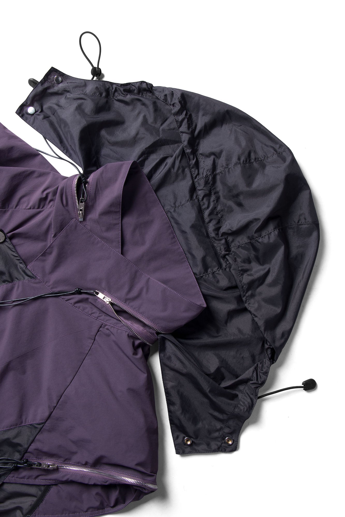 RELABEL Detachable Sleeve Asymmetric UV Protection Jacket, premium urban and streetwear designers apparel on PROJECTISR.com, RELABEL