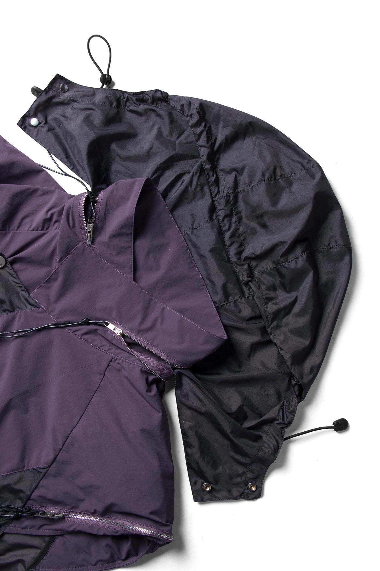 RELABEL Detachable Sleeve Asymmetric UV Protection Jacket, premium urban and streetwear designers apparel on PROJECTISR.com, RELABEL