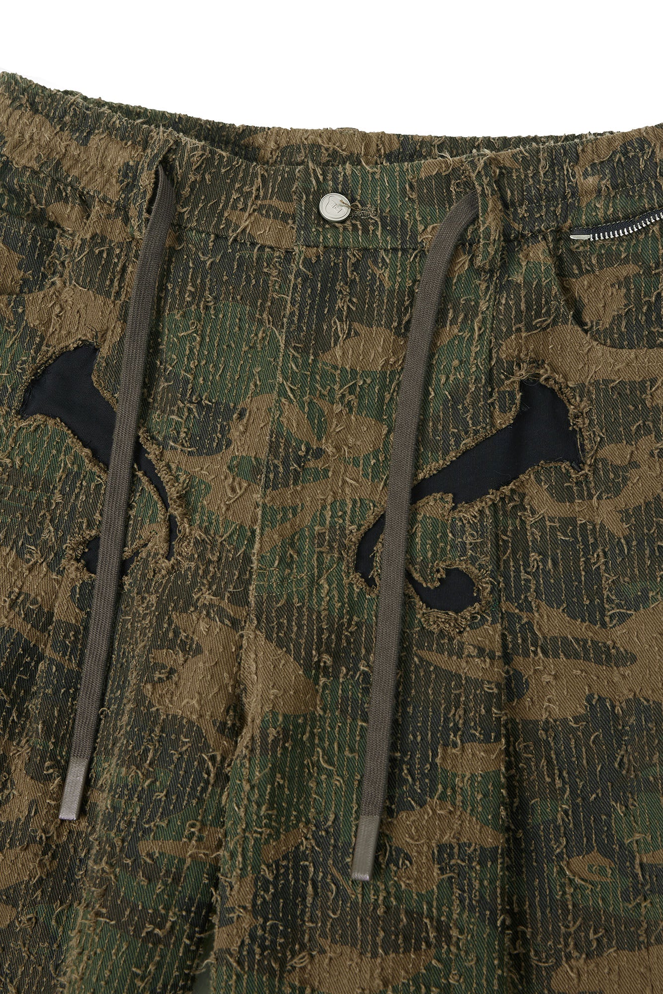 RELABEL Camo Skeleton Patch Shorts