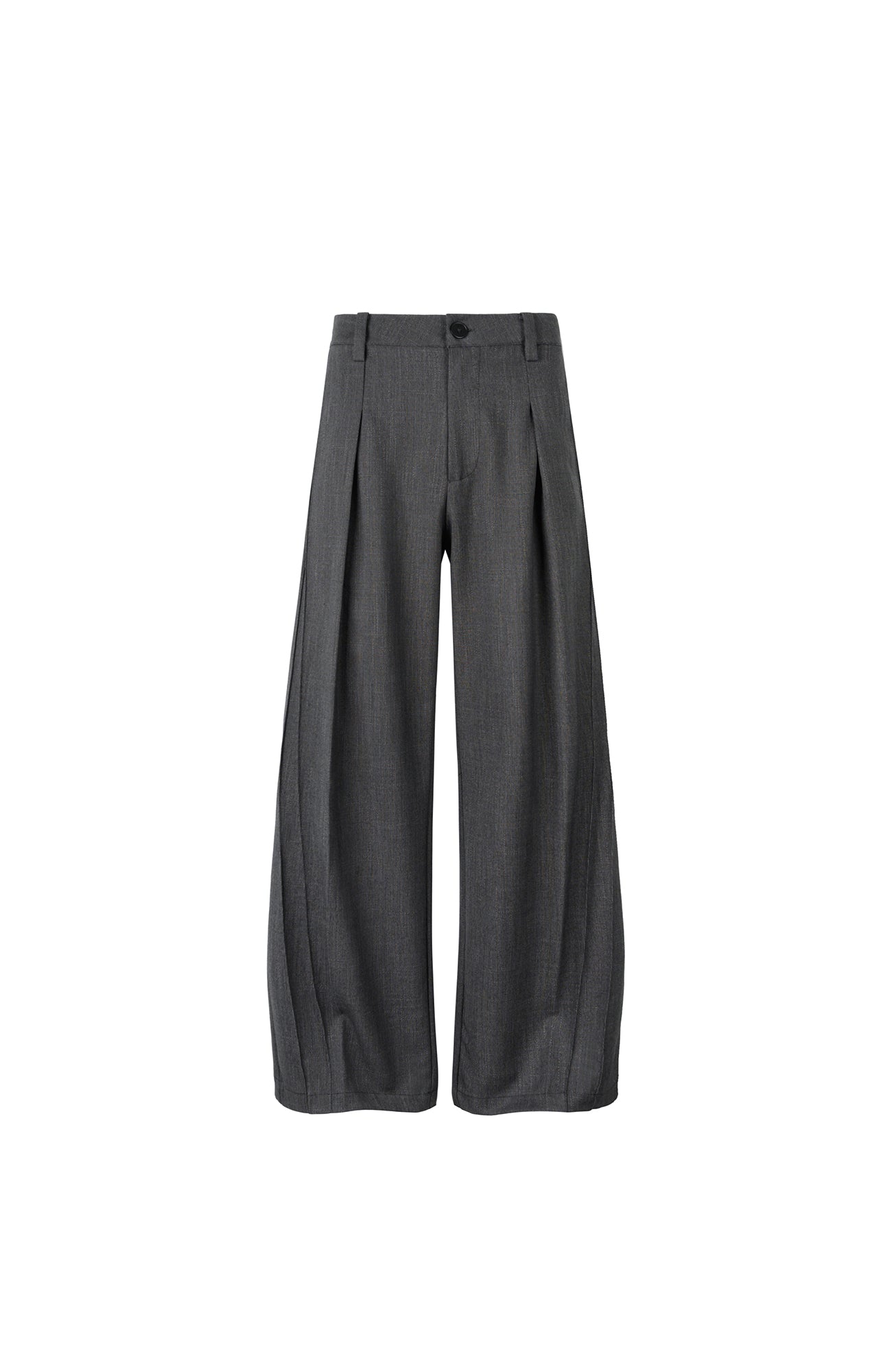 OKAYTHXBYE Essential Pleated Wide-Leg Trousers, premium urban and streetwear designers apparel on PROJECTISR.com, OKAYTHXBYE