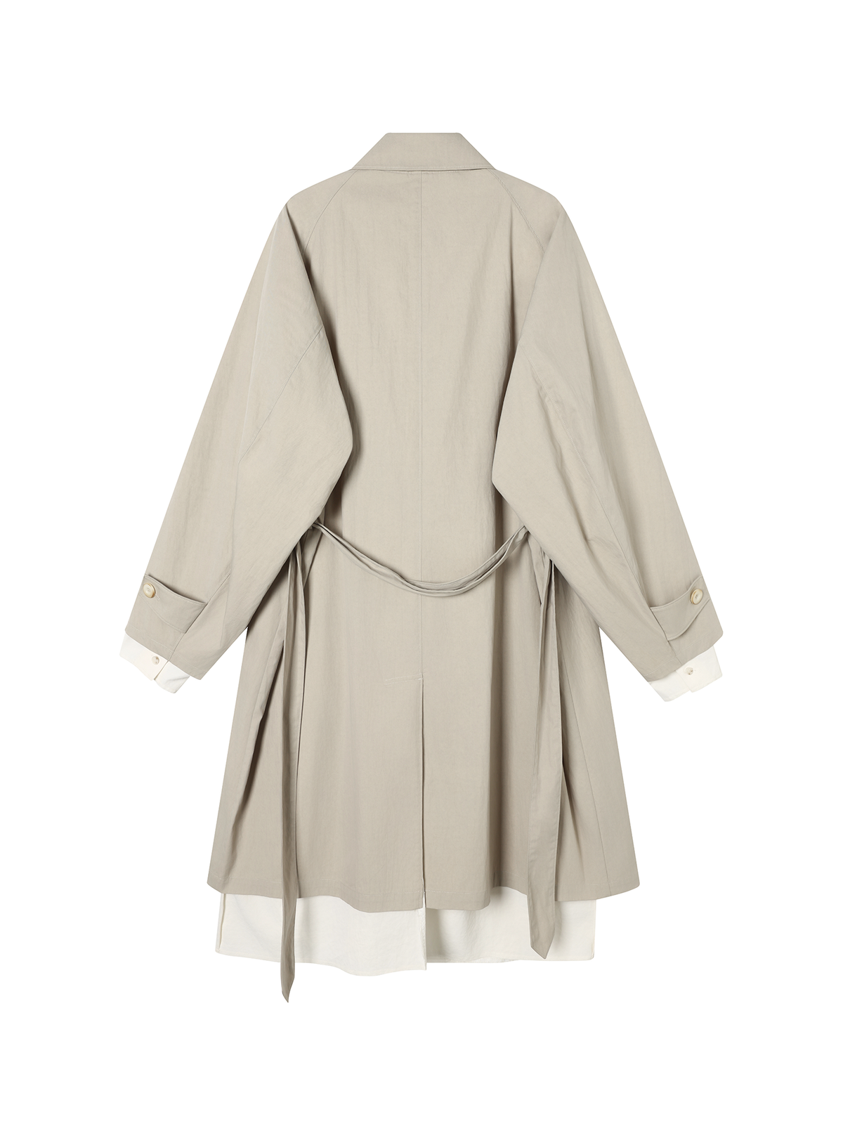 TGNS Retro Oversized Longline Trench Coat
