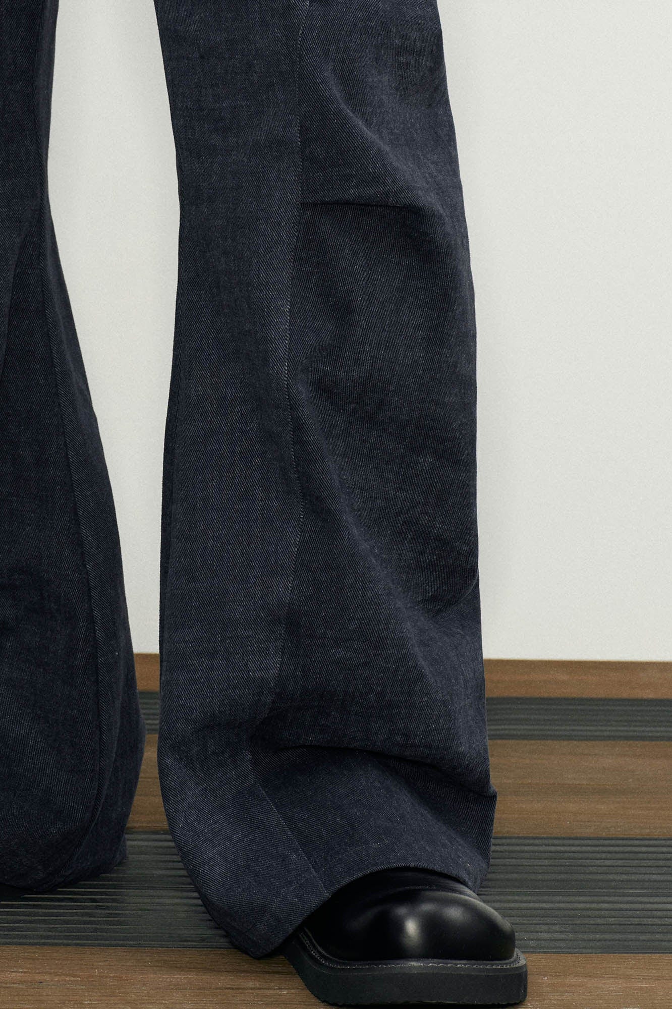 KREATE Crinkled Asymmetrical Closing Pants, premium urban and streetwear designers apparel on PROJECTISR.com, KREATE