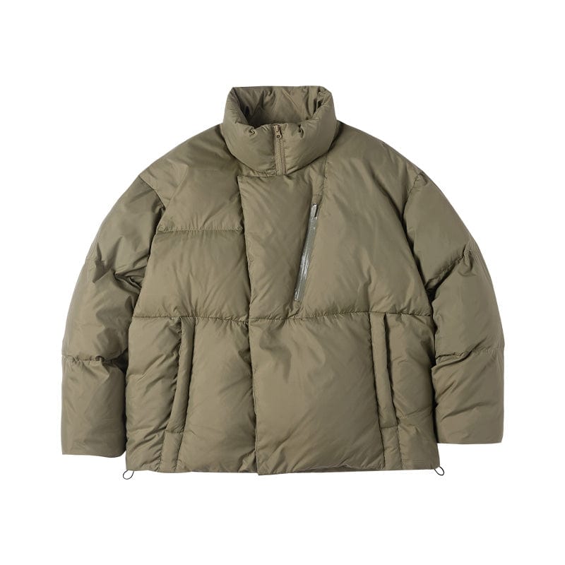 ENSHADOWER Asymmetric Magnetic Snap Down Jacket, premium urban and streetwear designers apparel on PROJECTISR.com, ENSHADOWER