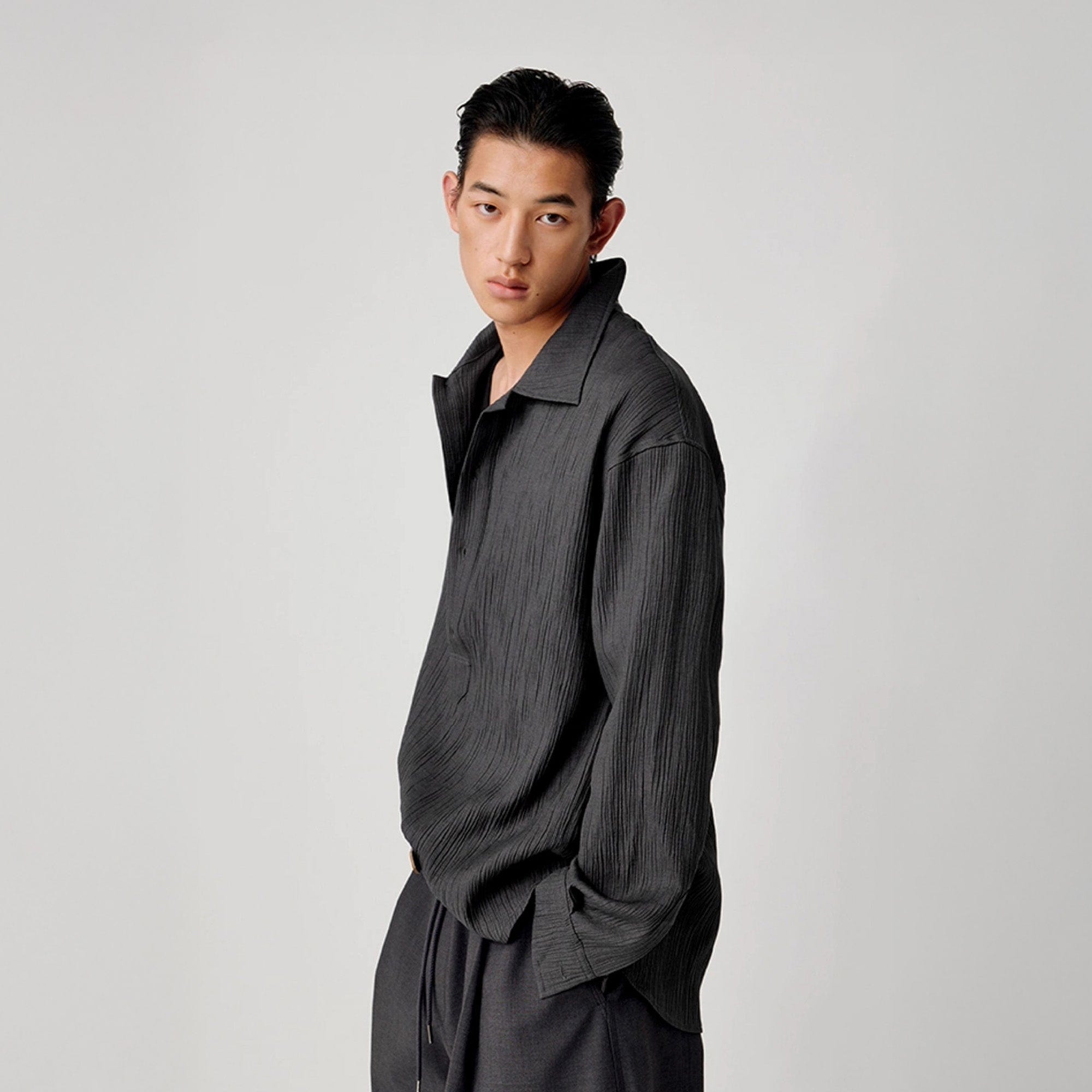 OPICLOTH Essential Crinkled Pullover, premium urban and streetwear designers apparel on PROJECTISR.com, OPICLOTH