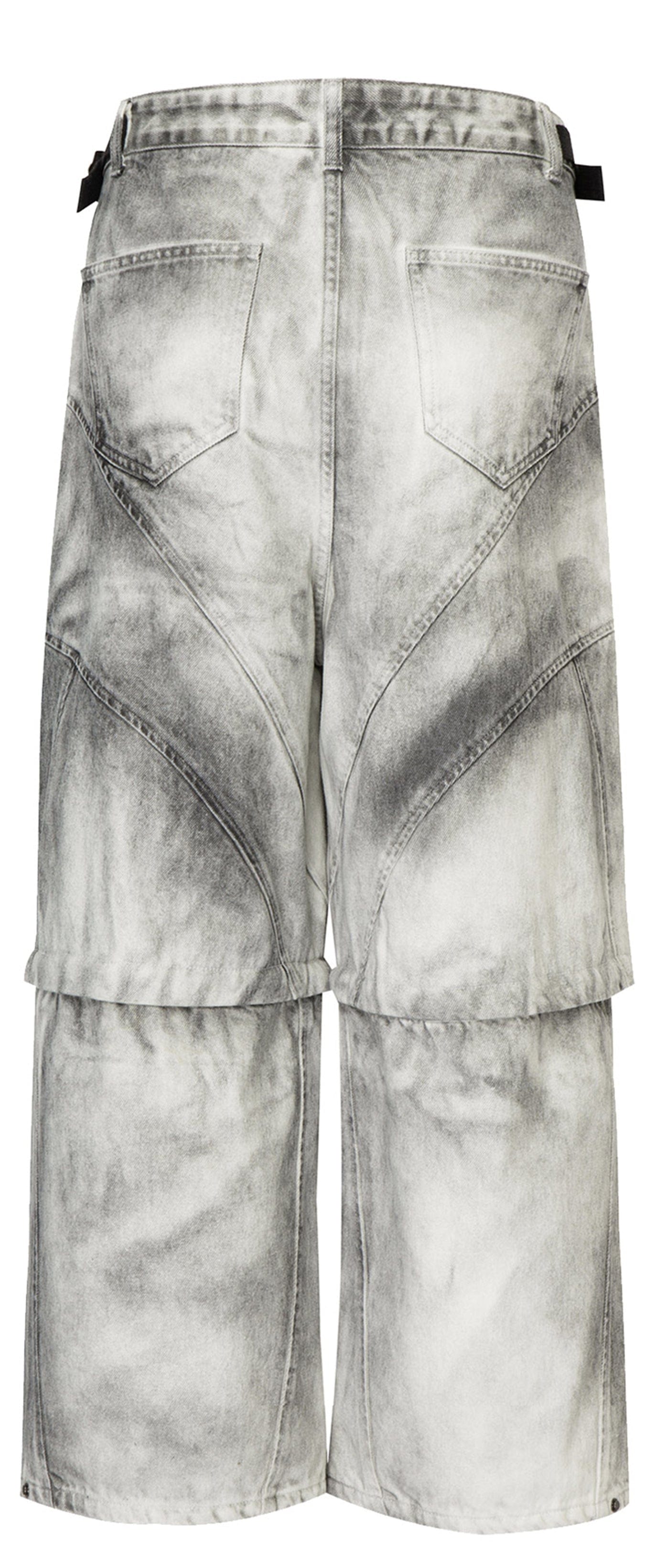 F2CE Distressed Detachable Parachute Pants, premium urban and streetwear designers apparel on PROJECTISR.com, F2CE