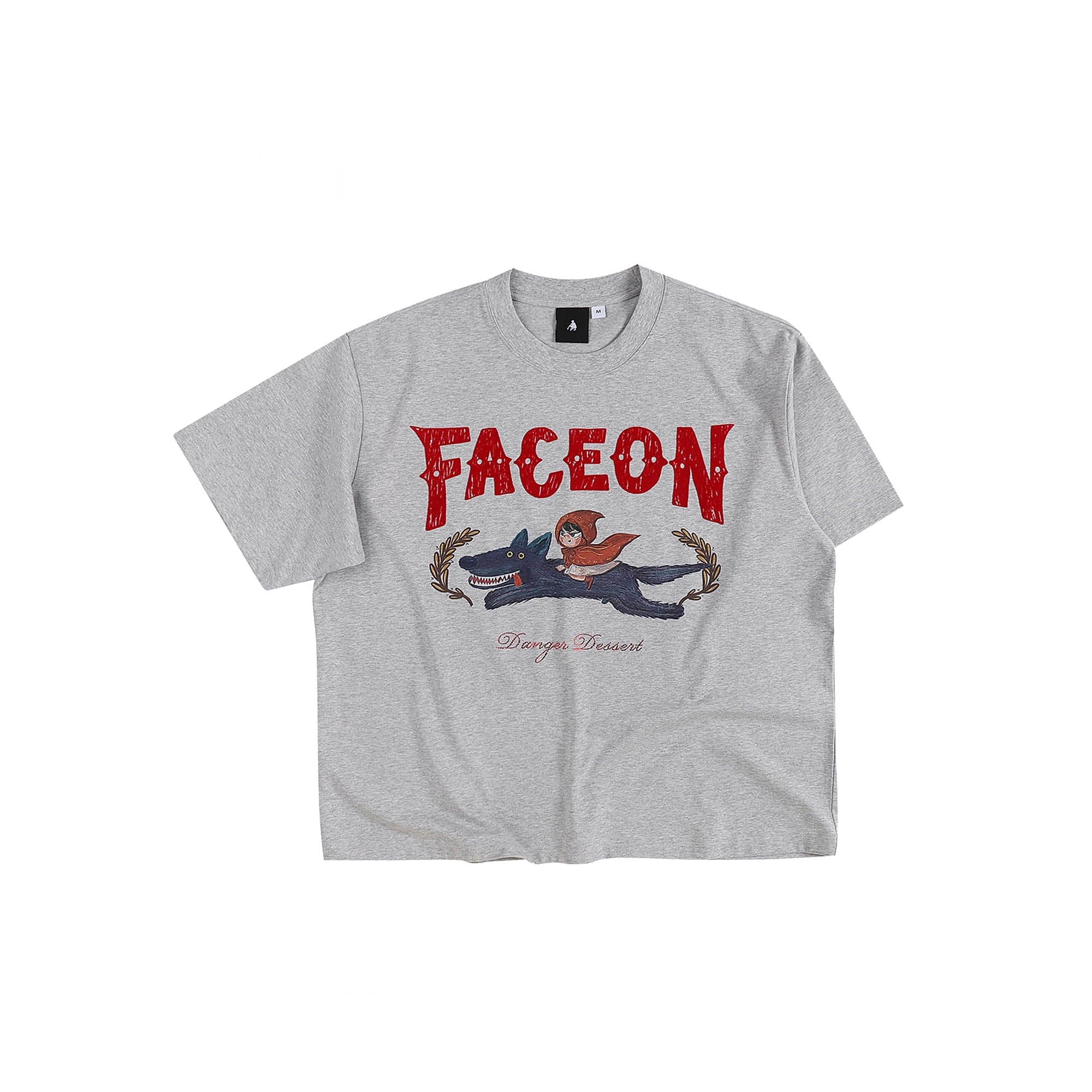 FACEONLAB Little Red Riding Knight Graphic T-Shirt, premium urban and streetwear designers apparel on PROJECTISR.com, FACEONLAB