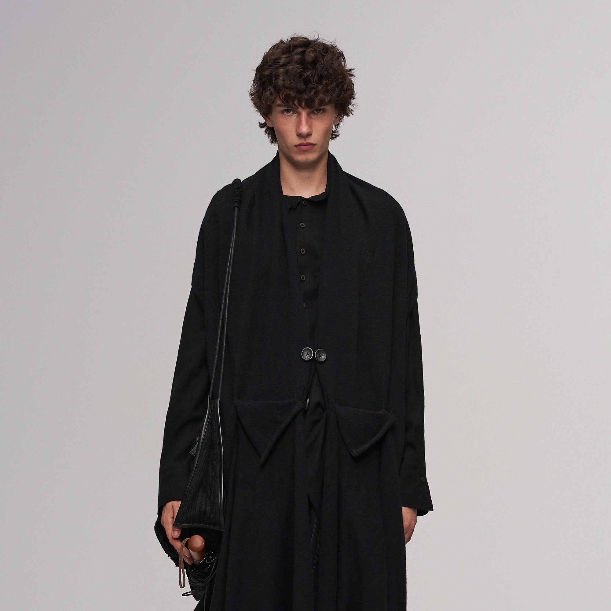 ILNya Nieternite Nifutur Deconstructed Raw-Edge Scarf Vest