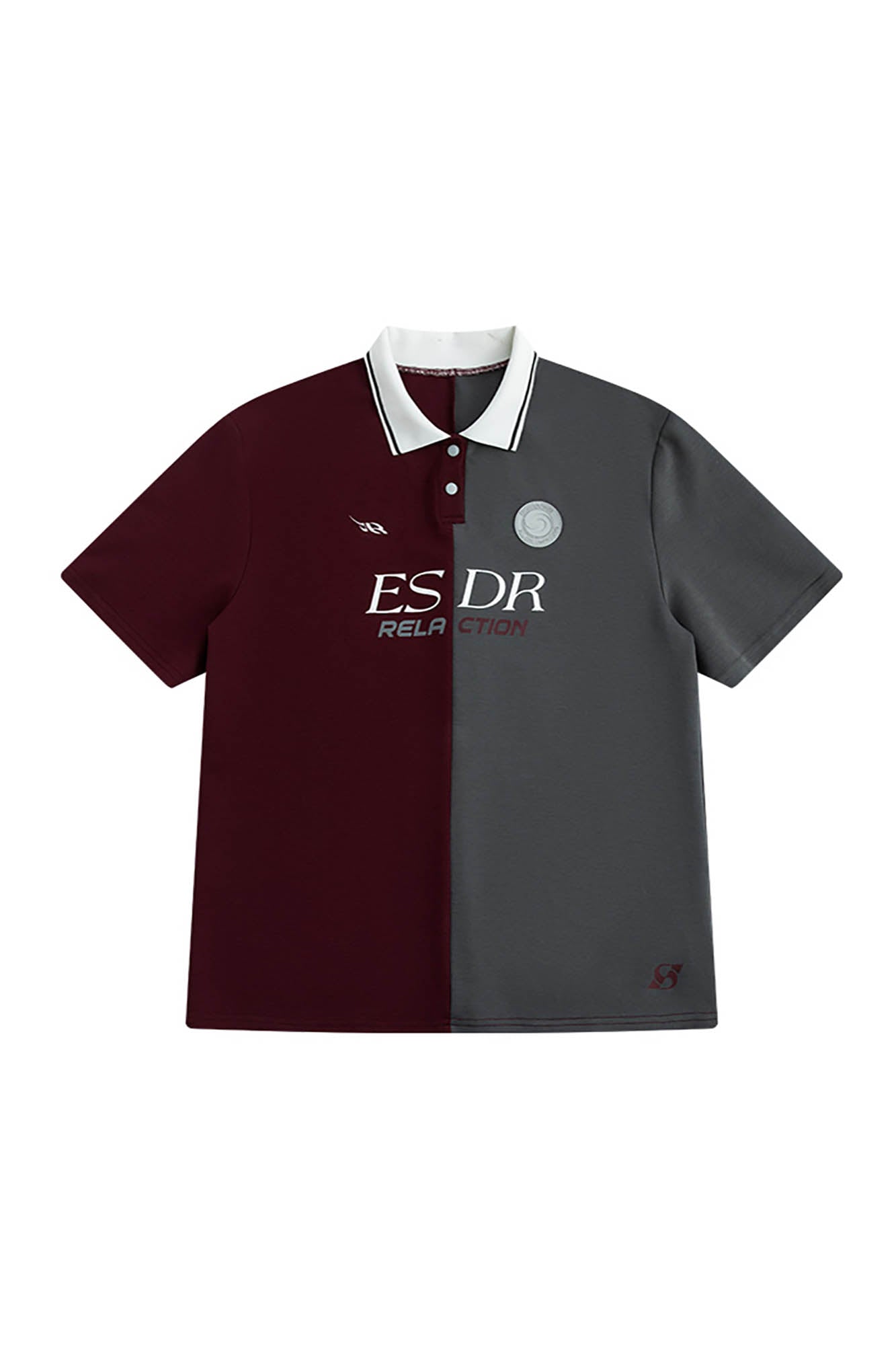 ENSHADOWER Retro Contrast Panel Polo T-Shirt, premium urban and streetwear designers apparel on PROJECTISR.com, ENSHADOWER