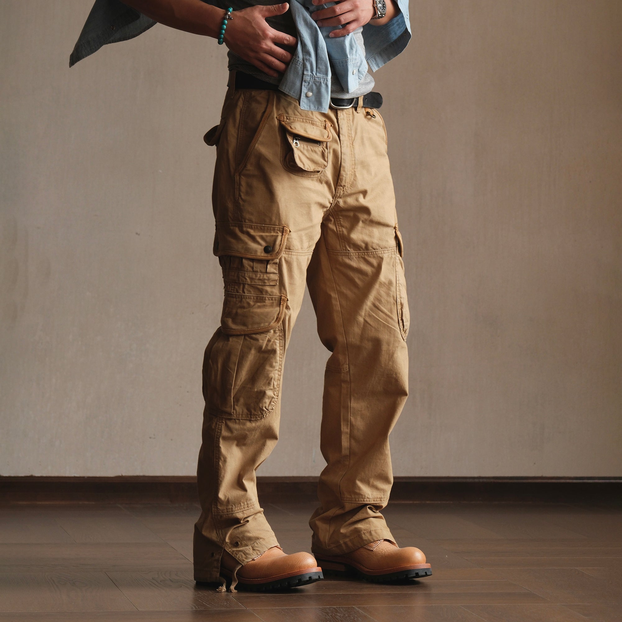 NEIGBORL Multi-Pocket Straight Cargo Pants, premium urban and streetwear designers apparel on PROJECTISR.com, NEIGBORL