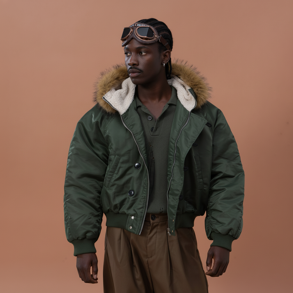 CLP Faux Fur Collar Puffer Parka, premium urban and streetwear designers apparel on PROJECTISR.com, CLP