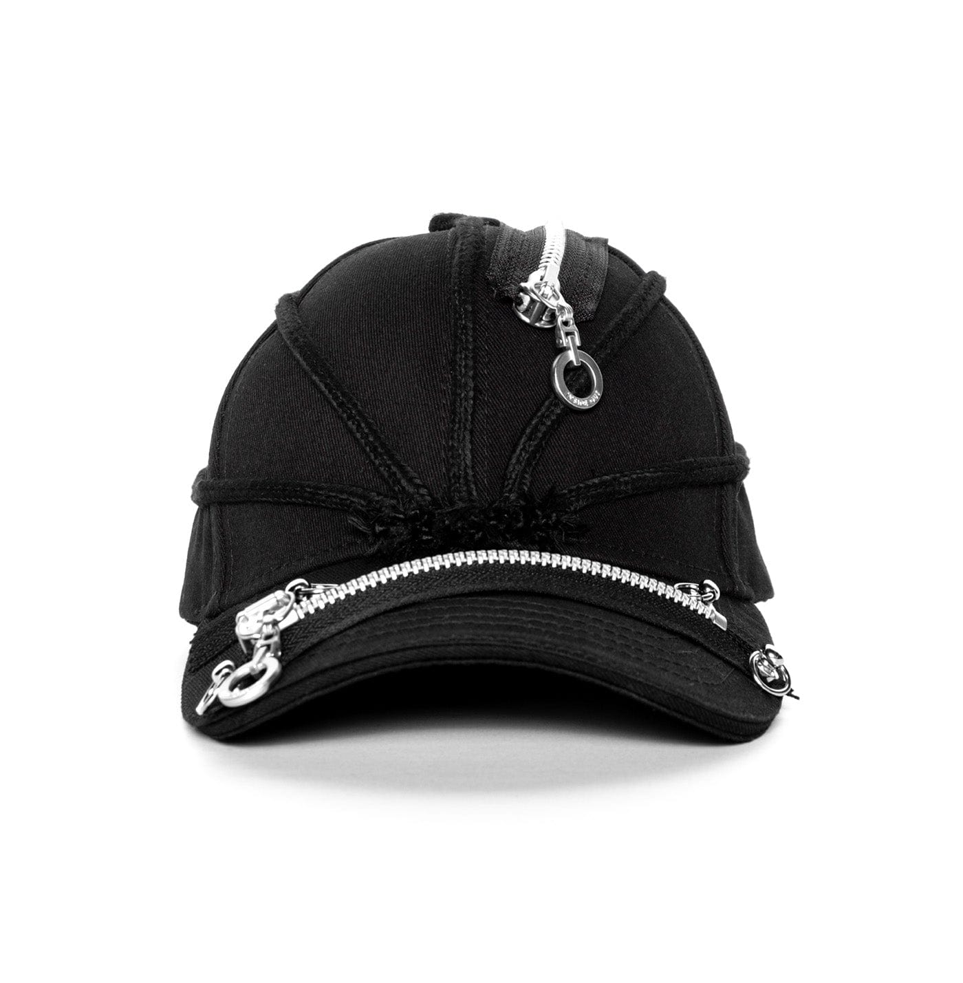 INSIDE OUT Multi-Zipper Dreadlock Cap, premium urban and streetwear designers apparel on PROJECTISR.com, INSIDE OUT