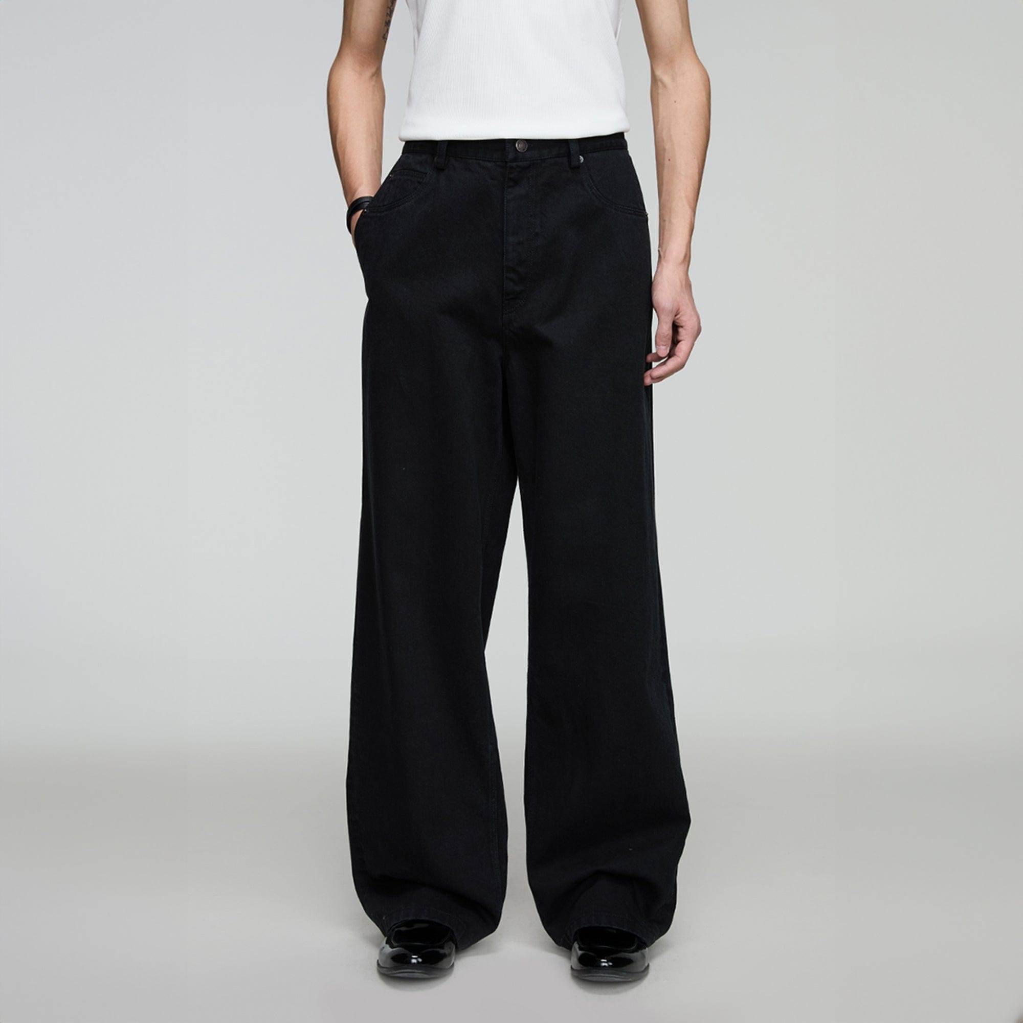 OPICLOTH Retro Straight-Leg Jeans, premium urban and streetwear designers apparel on PROJECTISR.com, OPICLOTH