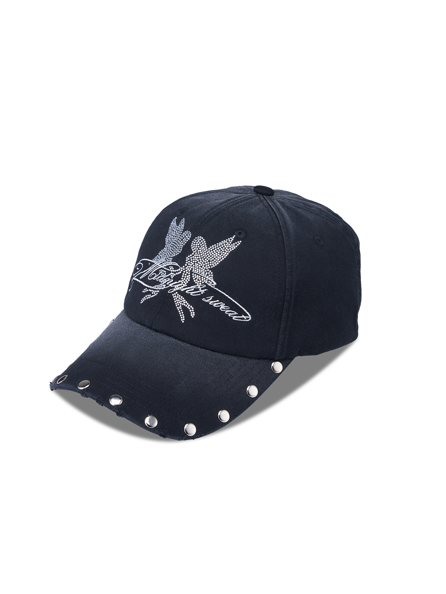 SANB Washed Angel Diamond Baseball Cap