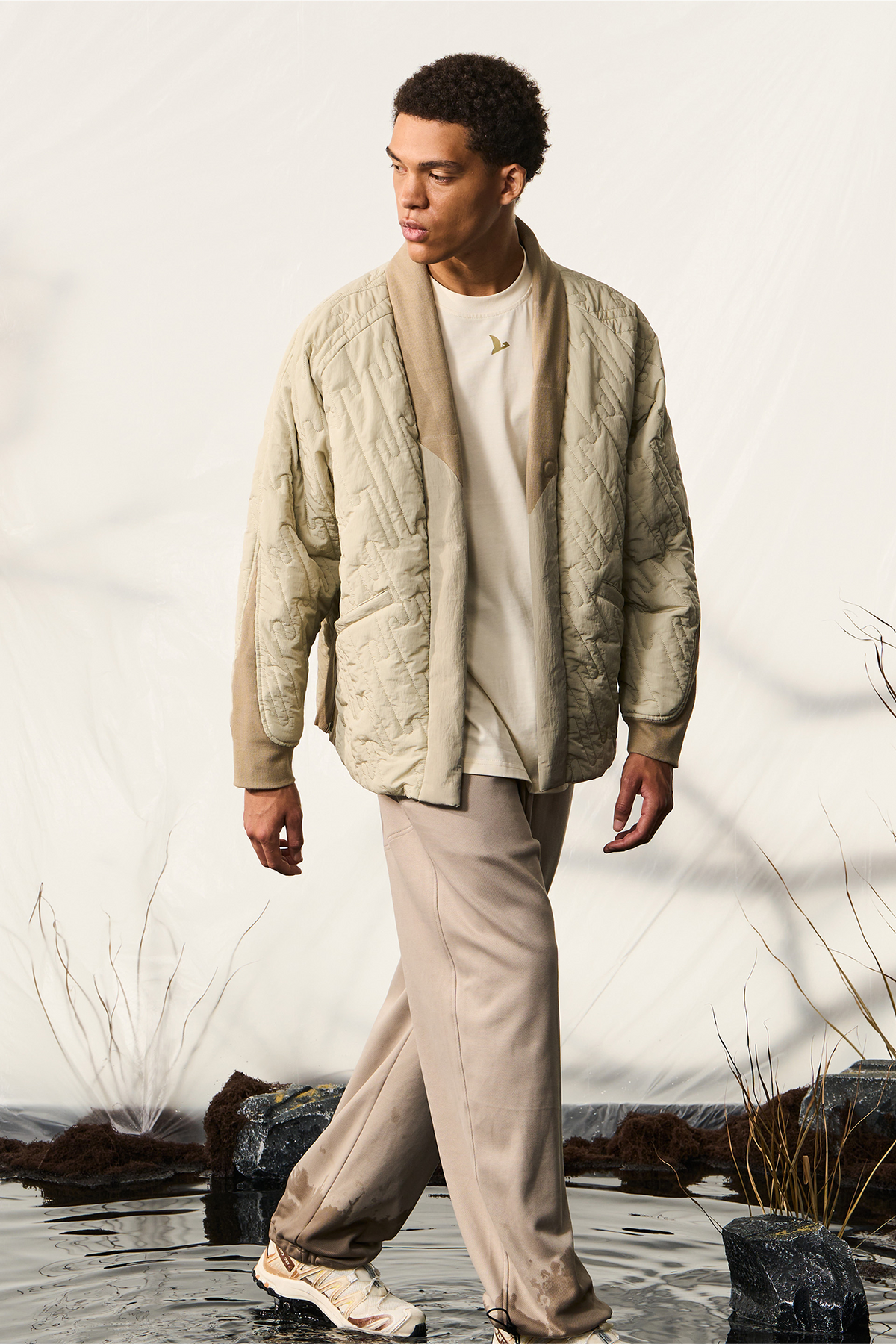 HALCYON Retro Padded Coat, premium urban and streetwear designers apparel on PROJECTISR.com, HALCYON