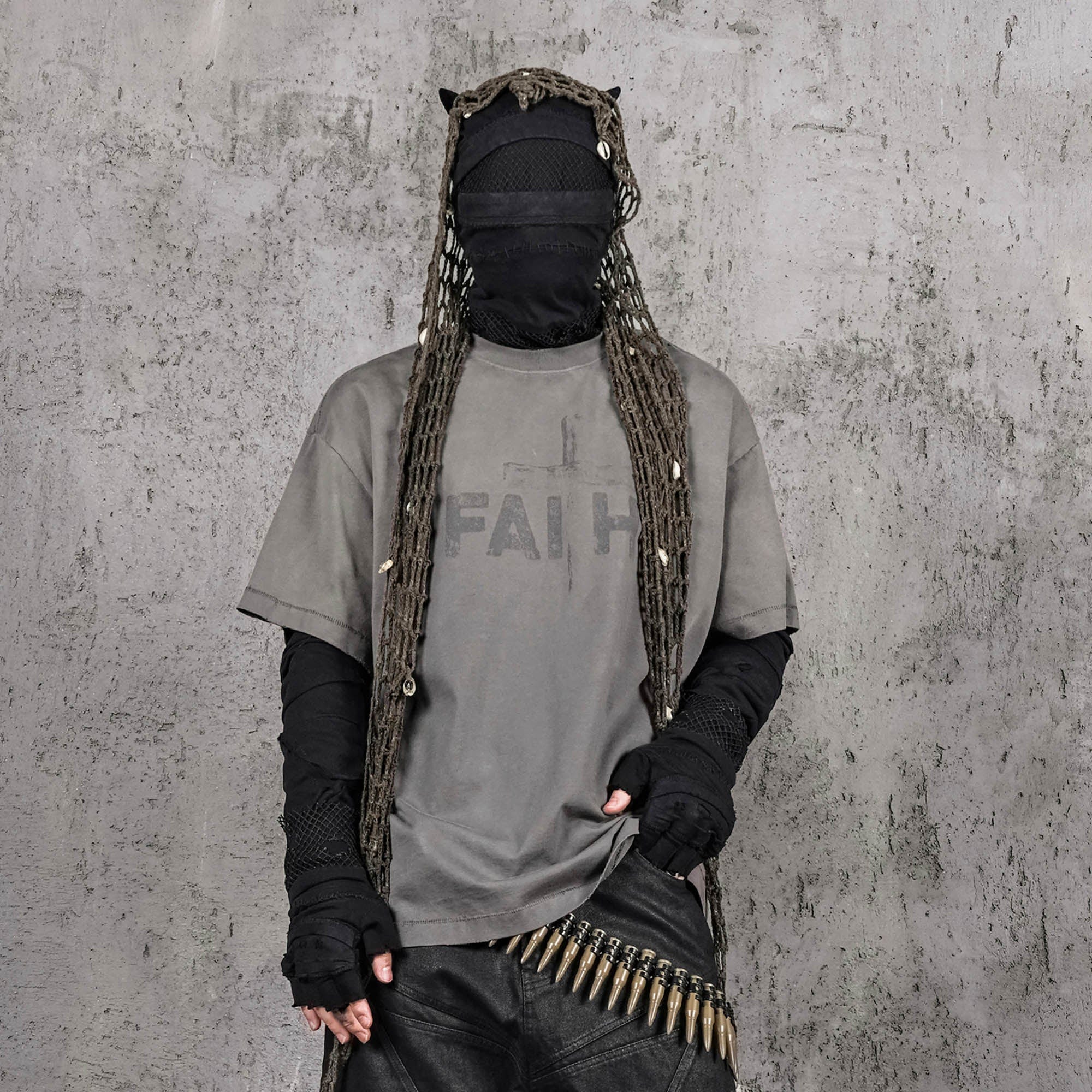 UNDERWATER Faithless T-Shirt Grey, premium urban and streetwear designers apparel on PROJECTISR.com, UNDERWATER