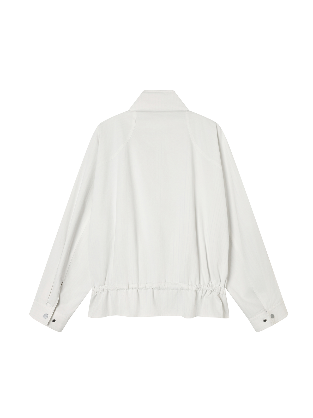 TGNS Reversible Drawstring Stand-Collar Oversized Jacket