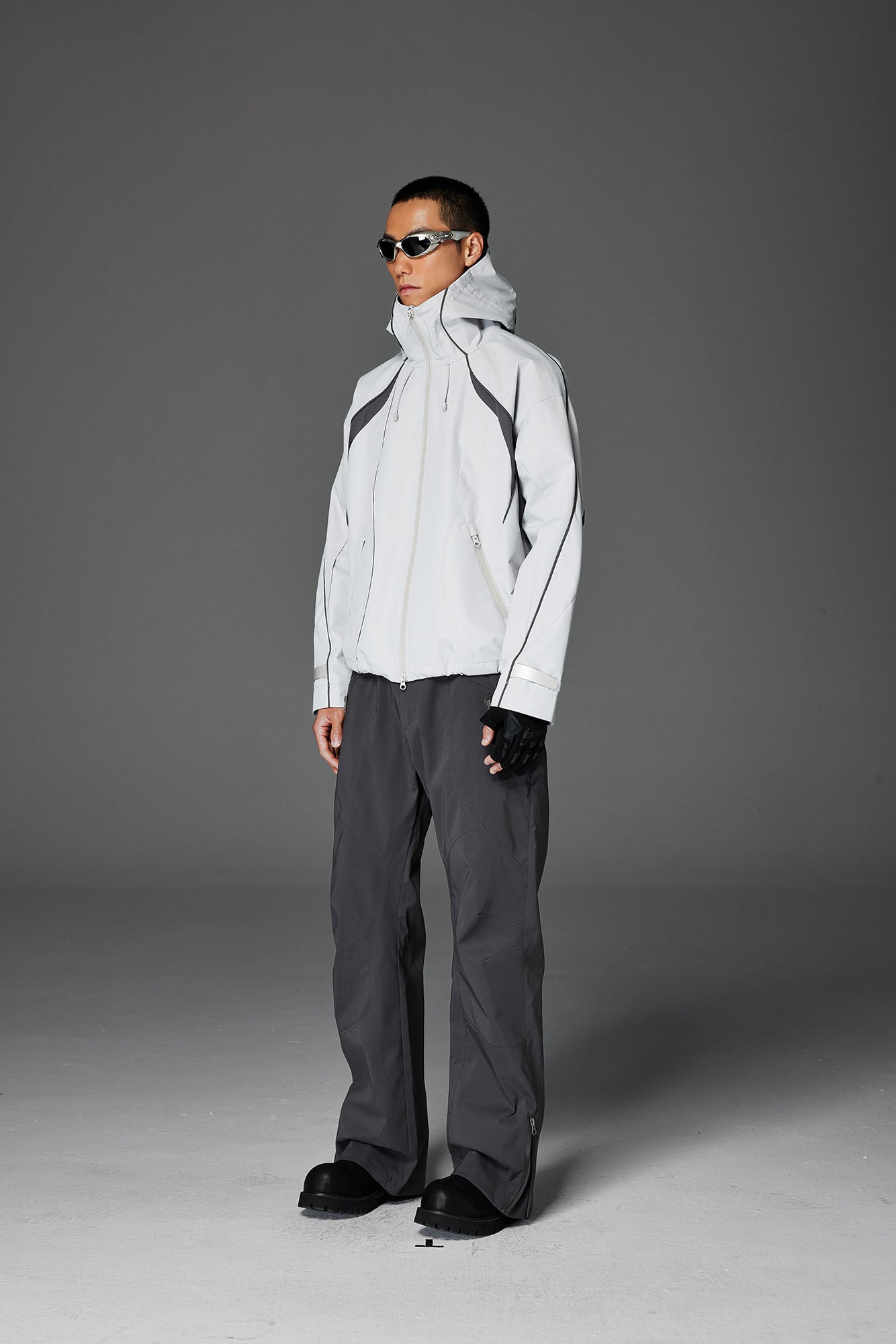 CATSSTAC Stormline Contrast Panel Zip Jacket, premium urban and streetwear designers apparel on PROJECTISR.com, CATSSTAC
