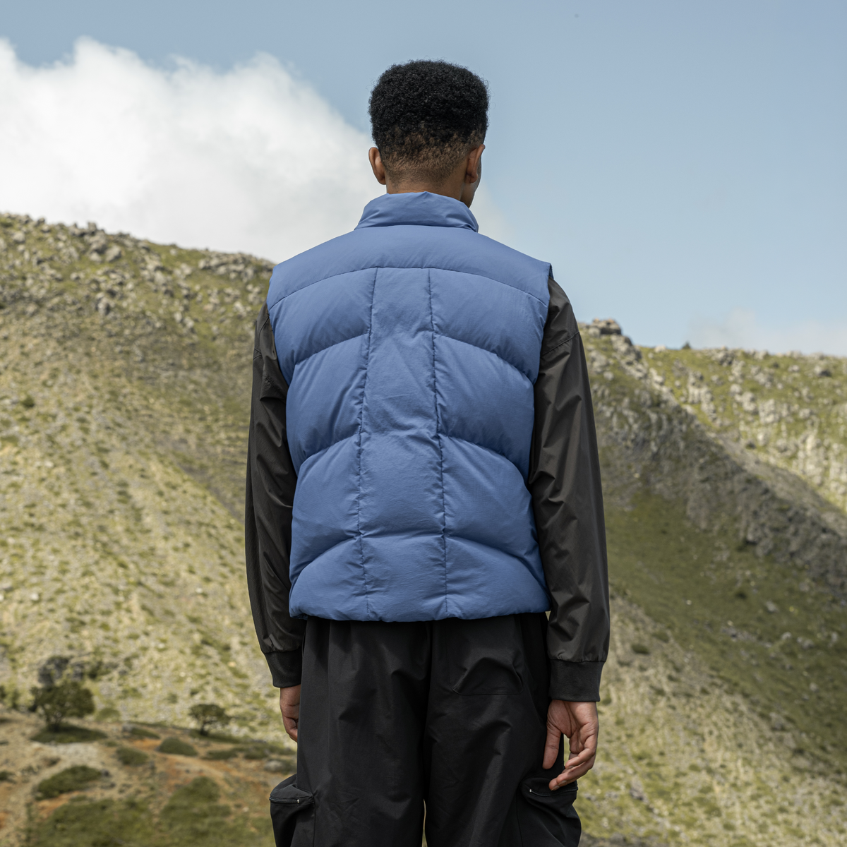 HALCYON Asymmetric Down Puffer Vest