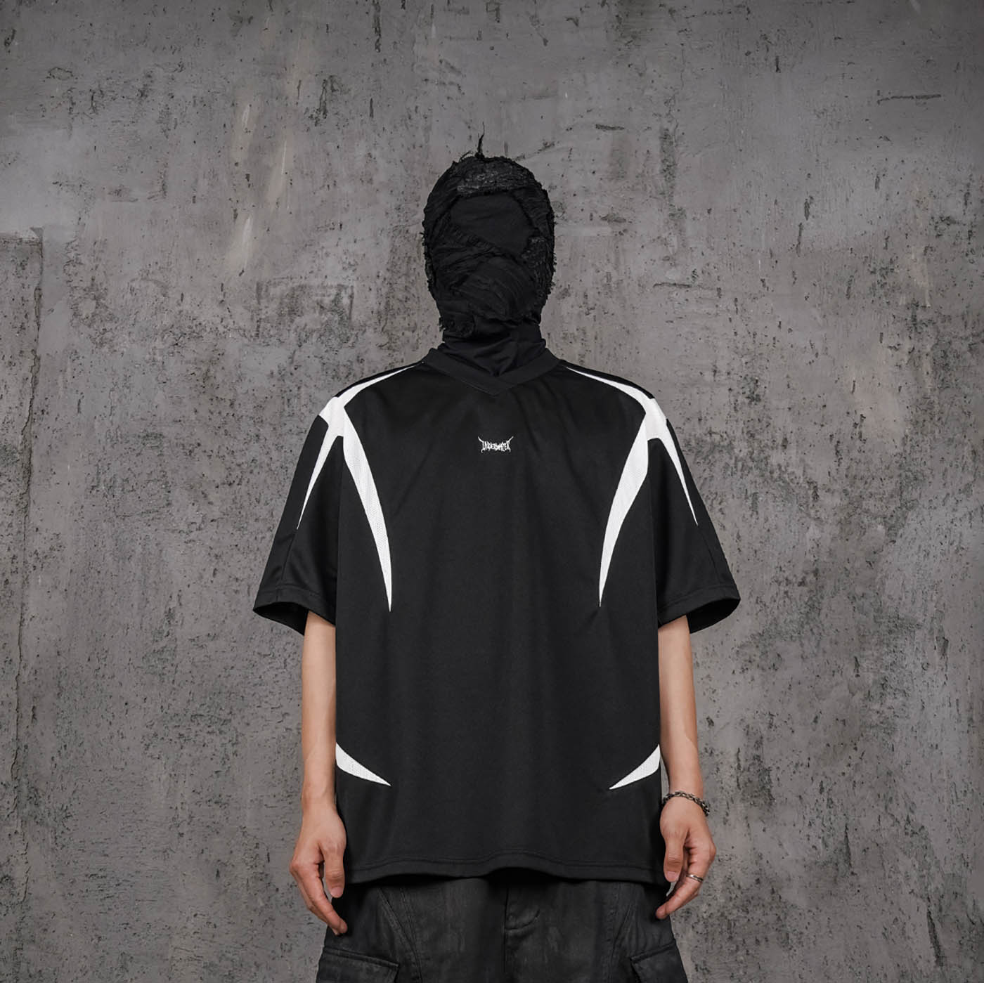 UNDERWATER Demon Eye Mesh Jersey Black, premium urban and streetwear designers apparel on PROJECTISR.com, UNDERWATER