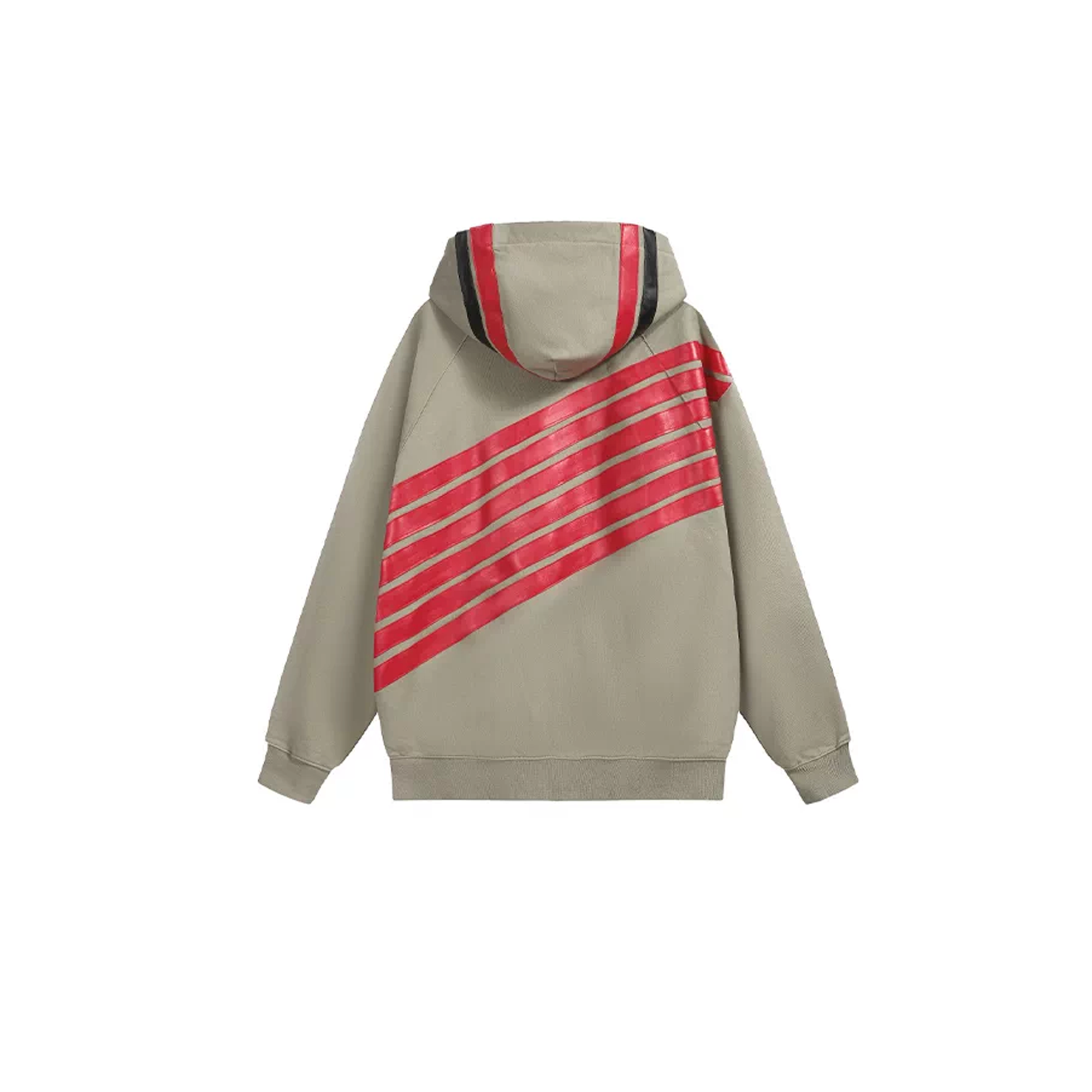 NOTHINGNESS WORLD Four-Stripe Zip-Up Hoodie, premium urban and streetwear designers apparel on PROJECTISR.com, NOTHINGNESS WORLD