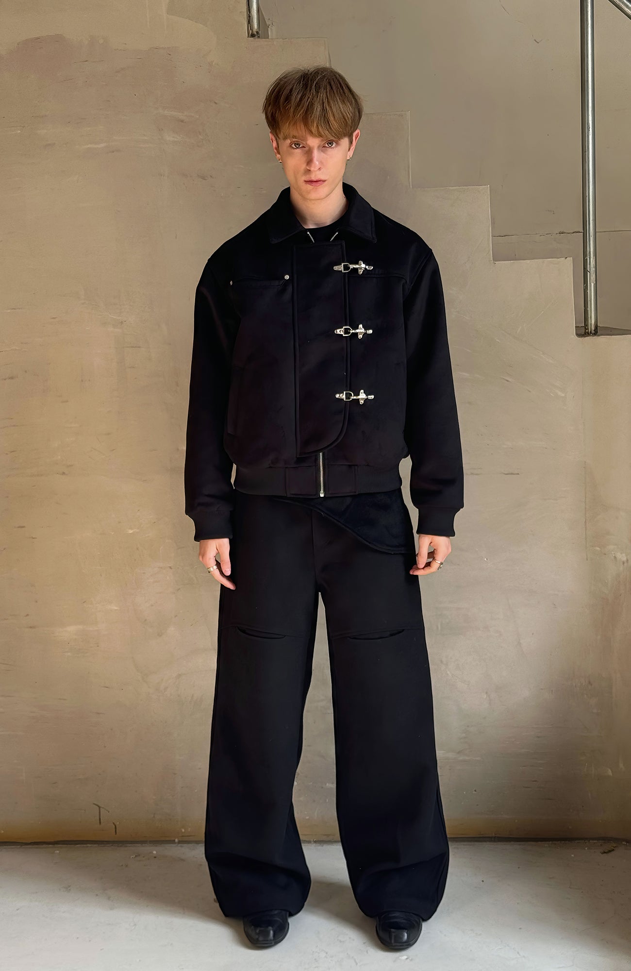 ESAIAS Harness-Lock Wool-Blend Jacket