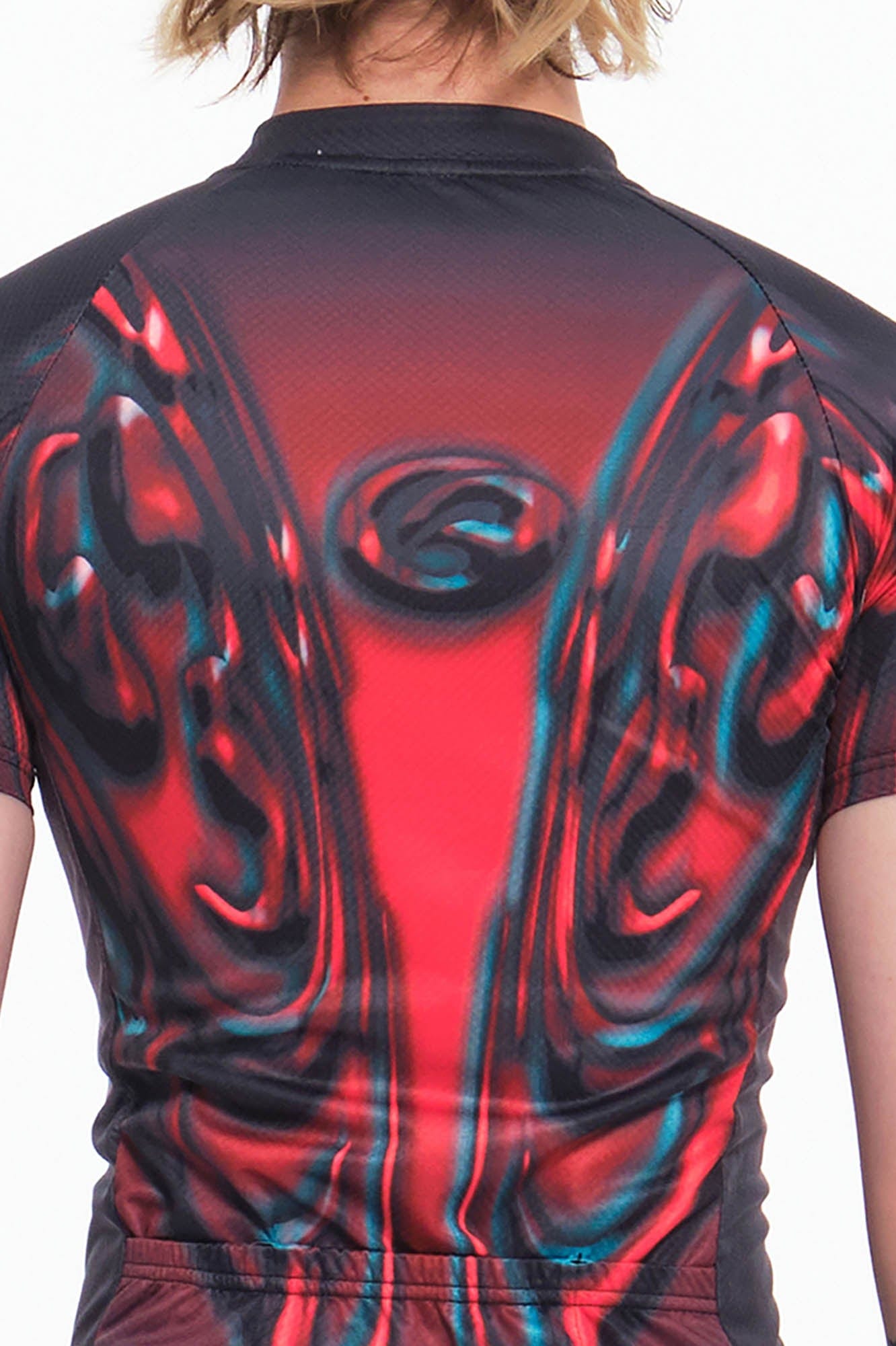 EMBRYO Totem Abstract Cycling Jersey, premium urban and streetwear designers apparel on PROJECTISR.com, EMBRYO