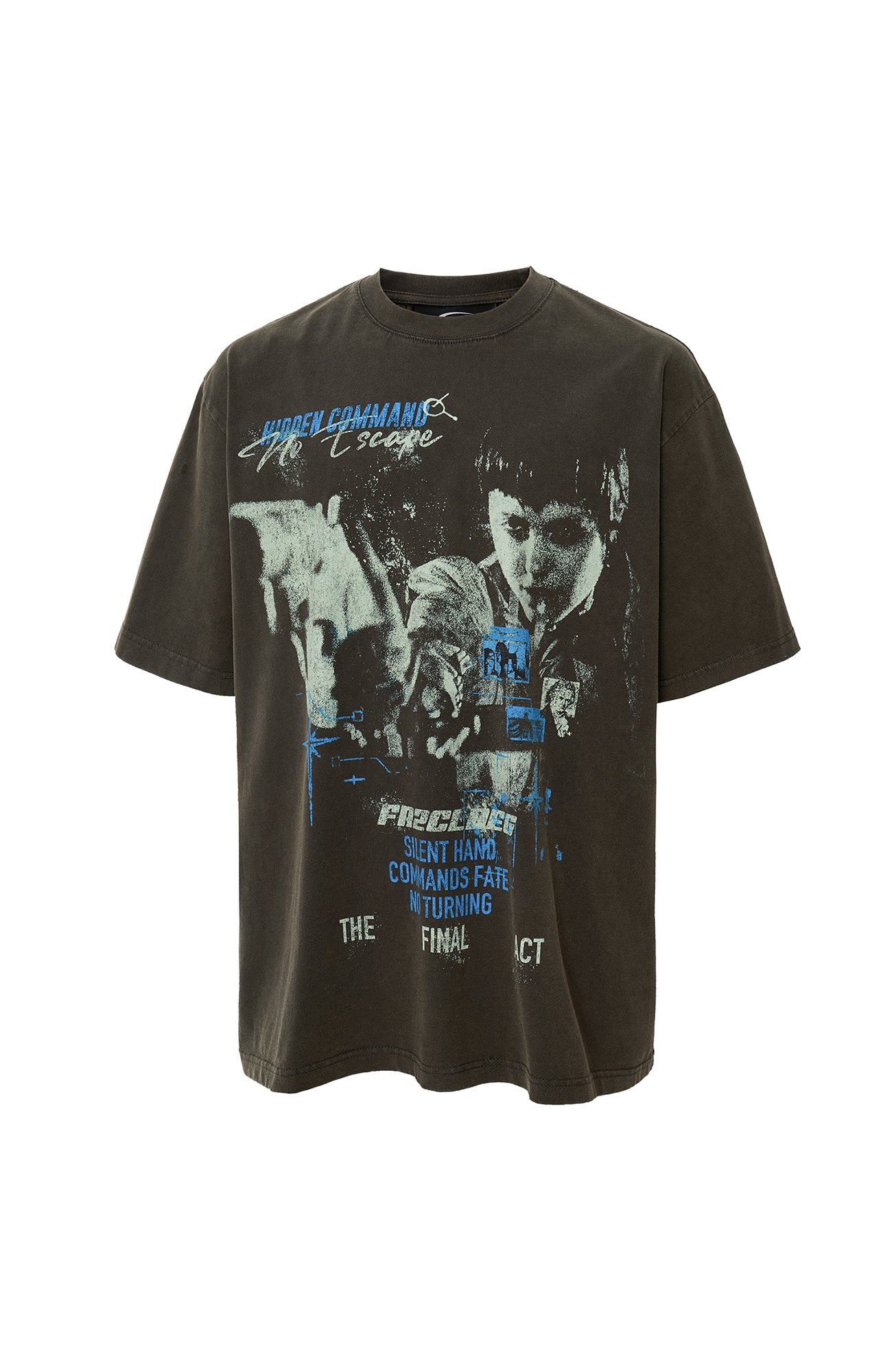 F2CE Washed Graphic Tee, premium urban and streetwear designers apparel on PROJECTISR.com, F2CE