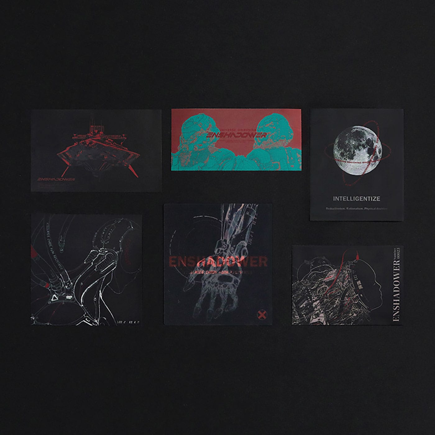 ENSHADOWER Classic Sticker Pack, premium urban and streetwear designers apparel on PROJECTISR.com, ENSHADOWER