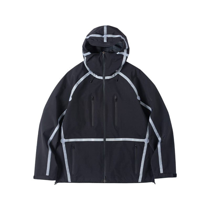 ENSHADOWER Teflon Reflective Water-Proof Windbreaker Type 2, premium urban and streetwear designers apparel on PROJECTISR.com, ENSHADOWER